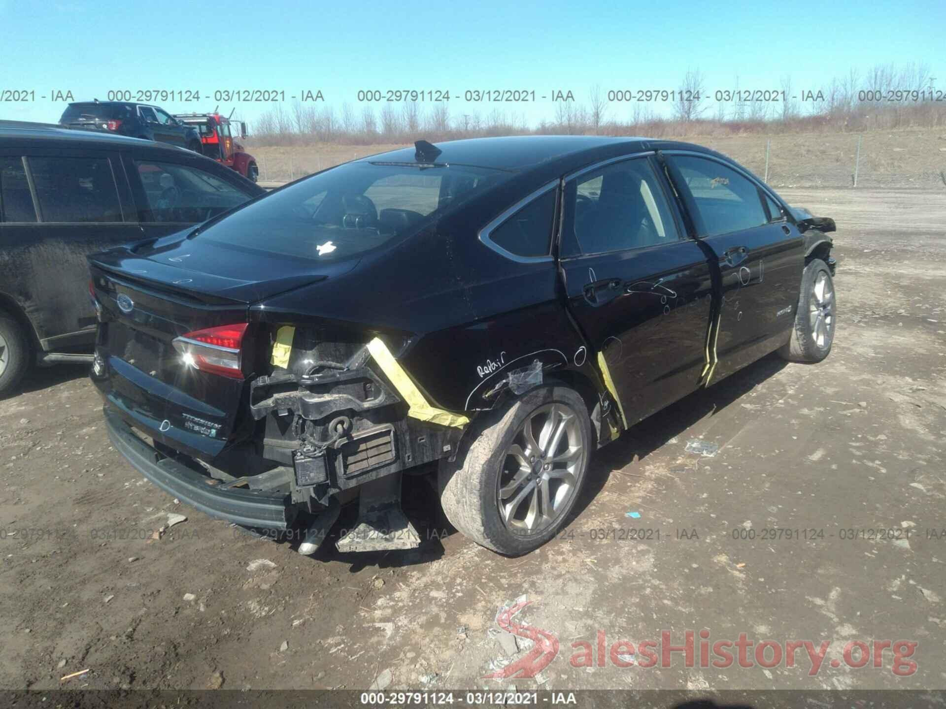 3FA6P0RUXKR138116 2019 FORD FUSION HYBRID