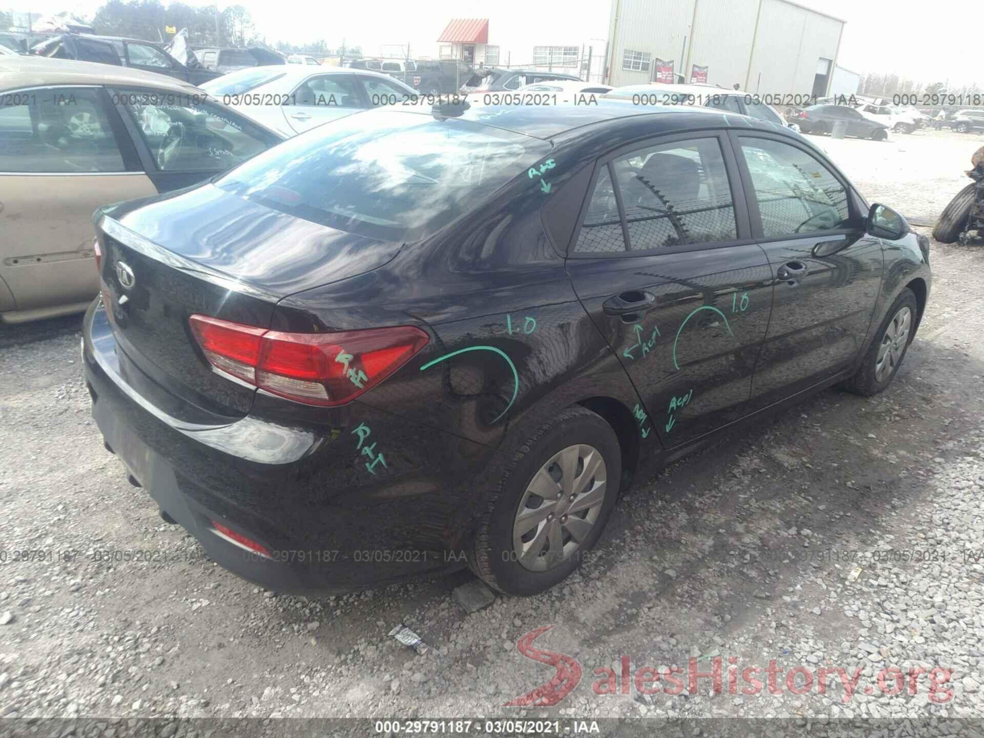 3KPA24AD1LE282751 2020 KIA RIO