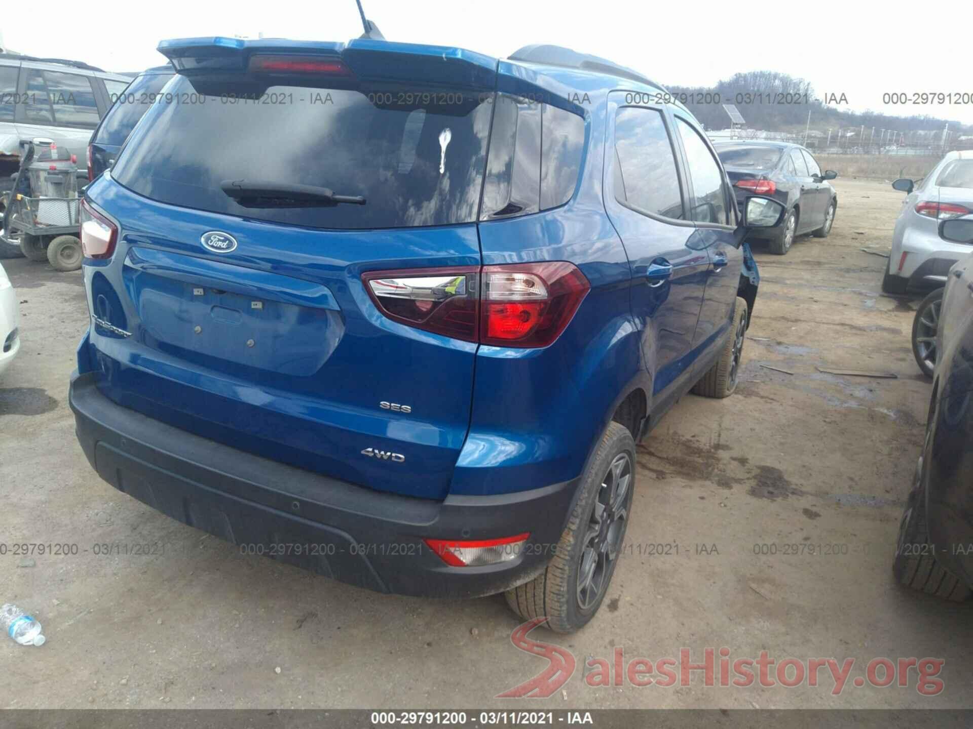 MAJ6S3JL1KC261739 2019 FORD ECOSPORT