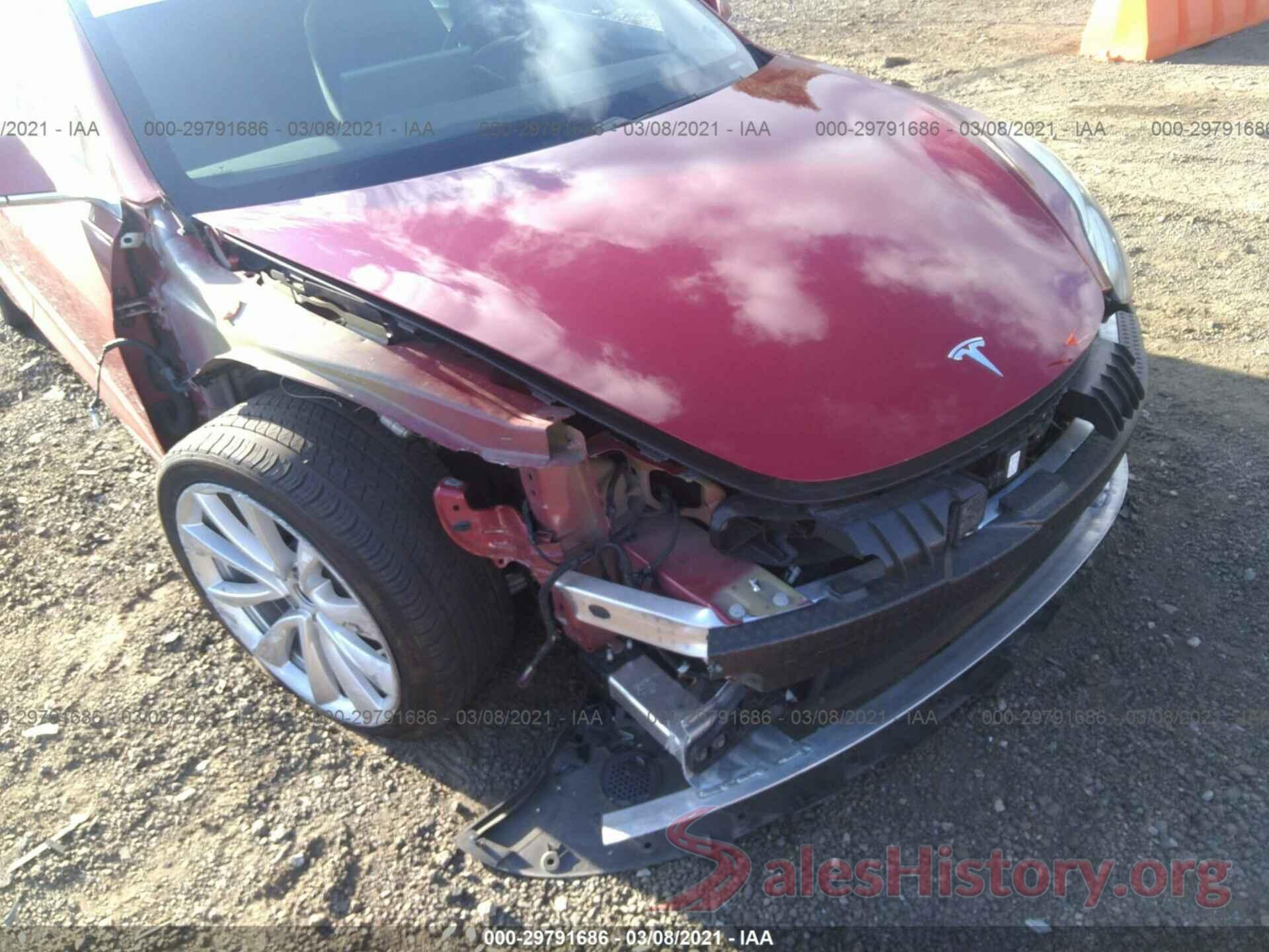 5YJ3E1EB6KF193967 2019 TESLA MODEL 3