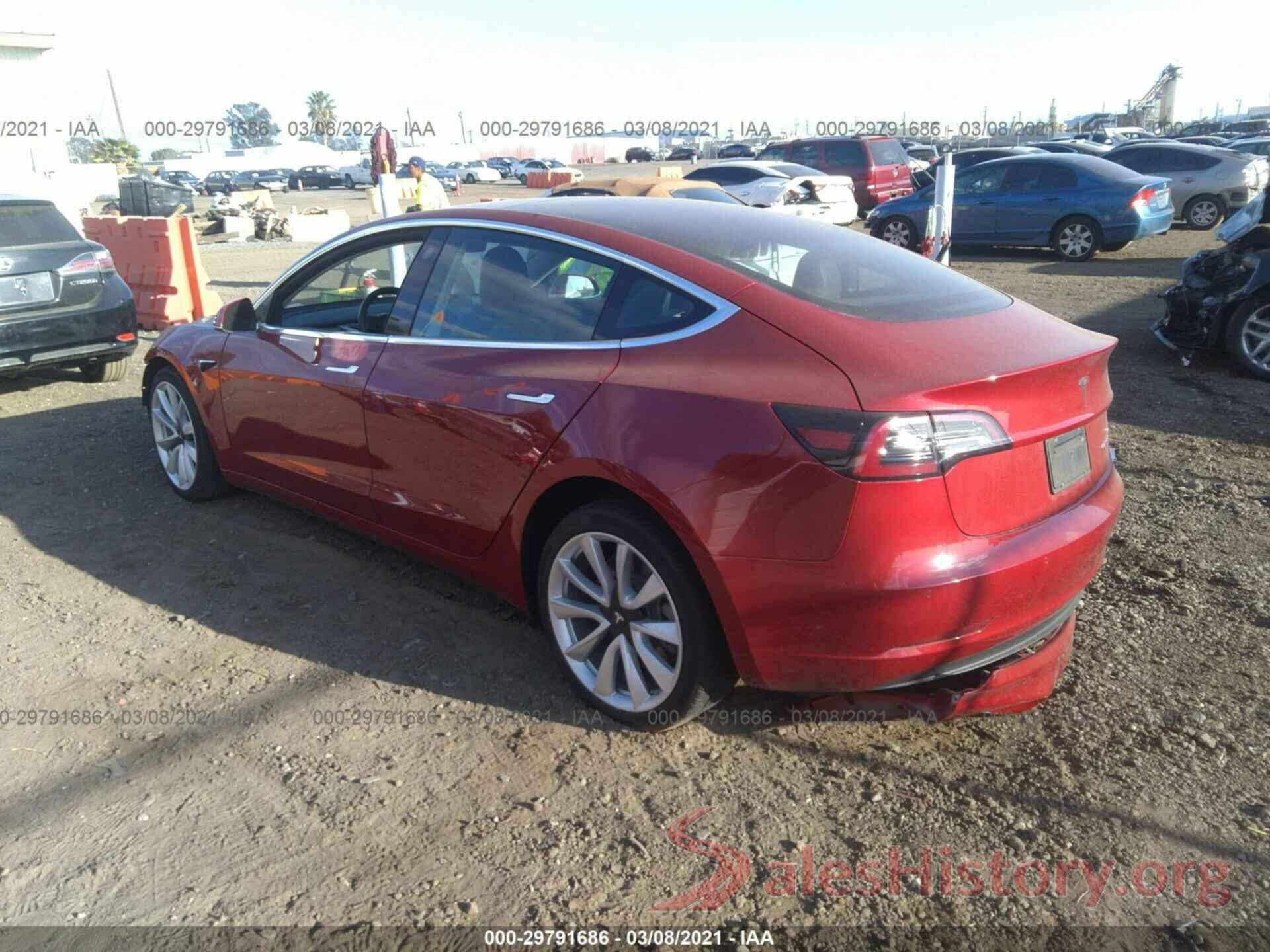 5YJ3E1EB6KF193967 2019 TESLA MODEL 3