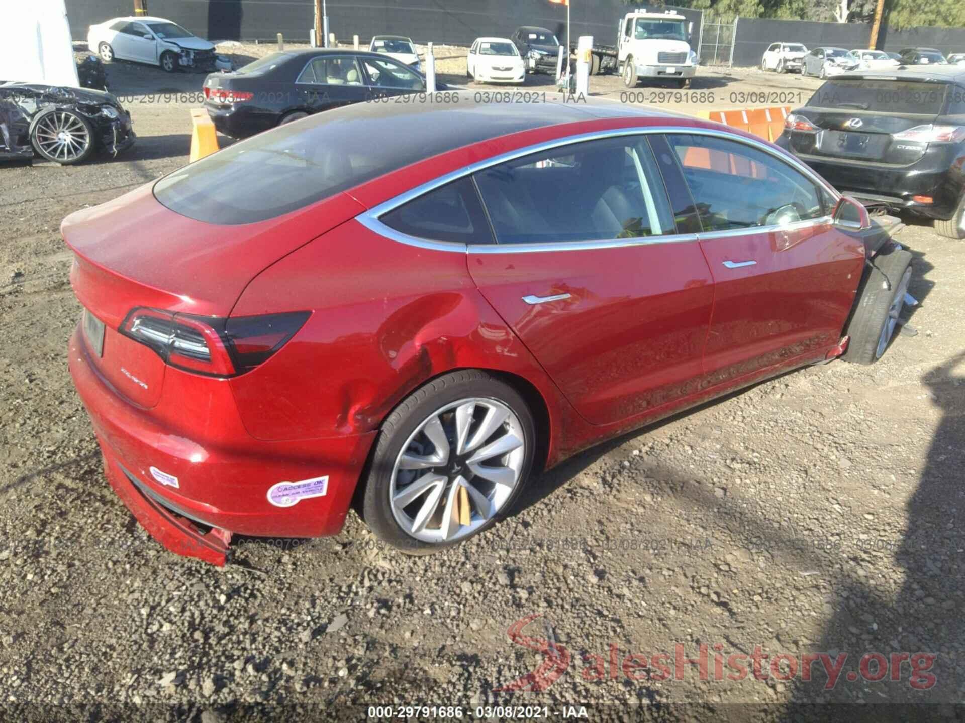 5YJ3E1EB6KF193967 2019 TESLA MODEL 3