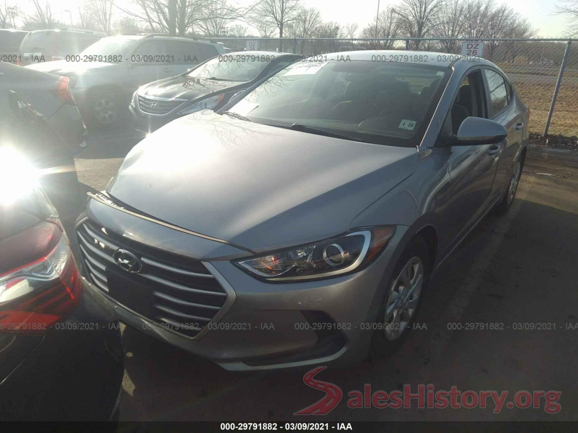 5NPD74LF3HH172378 2017 HYUNDAI ELANTRA