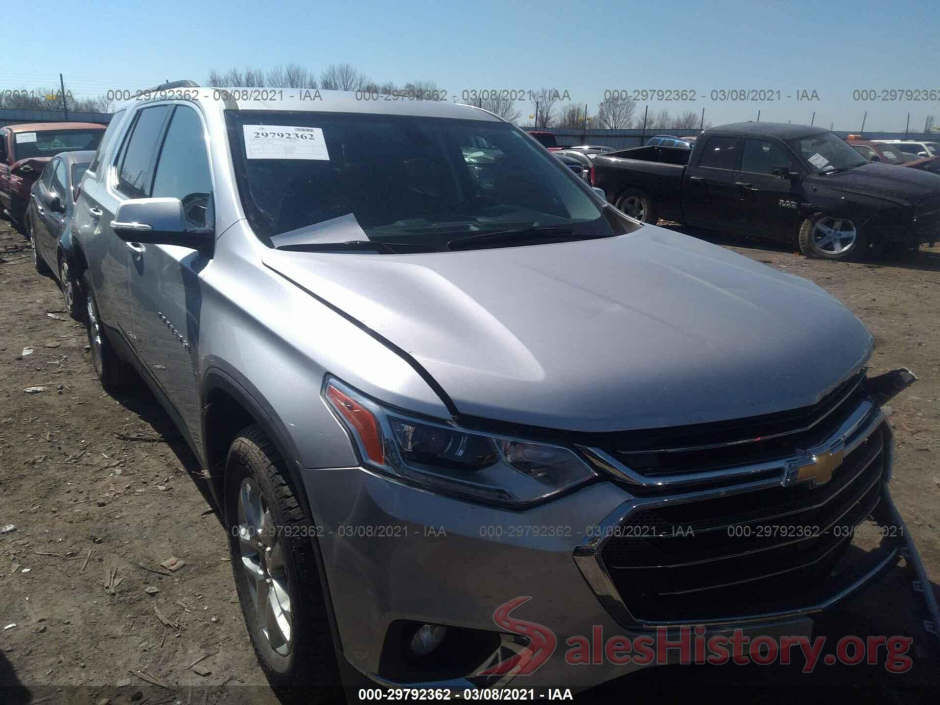 1GNERGKW6KJ289668 2019 CHEVROLET TRAVERSE