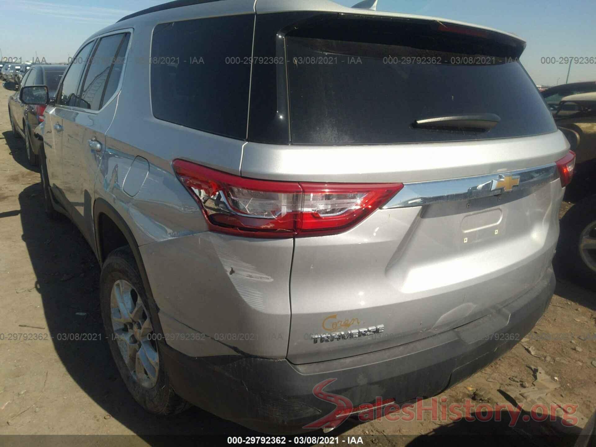 1GNERGKW6KJ289668 2019 CHEVROLET TRAVERSE