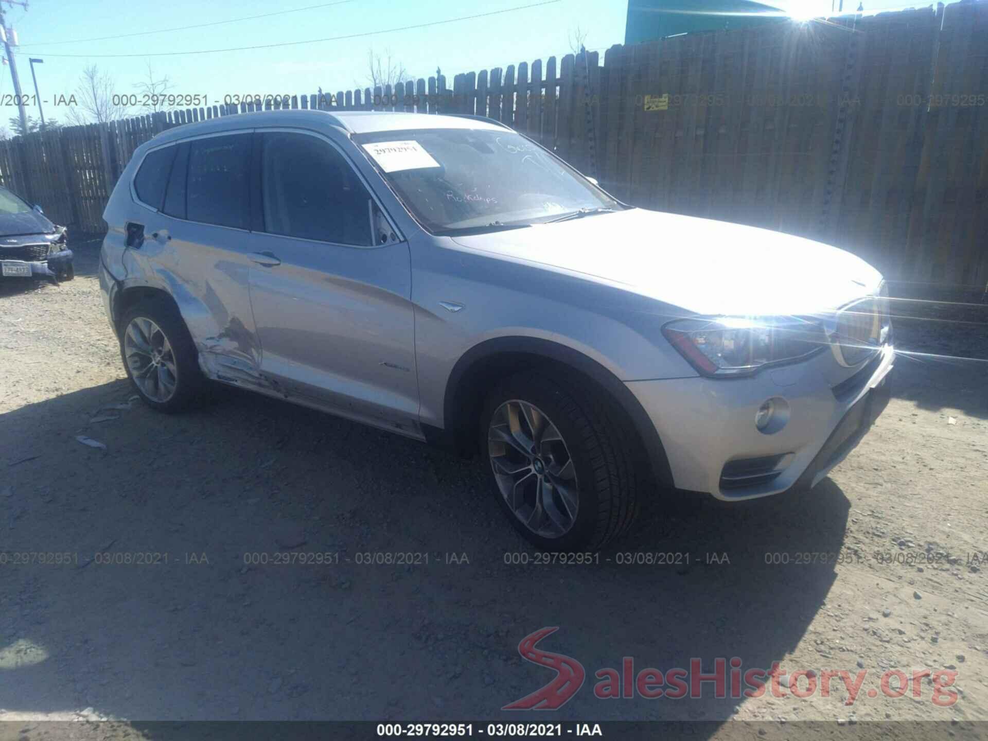 5UXWX9C50G0D81359 2016 BMW X3