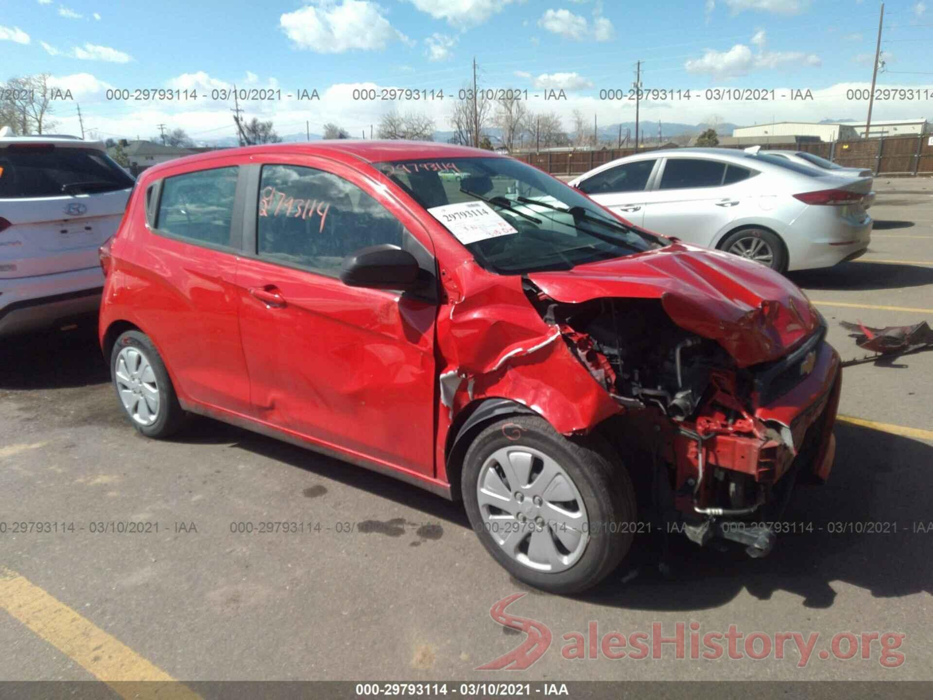 KL8CB6SA8HC840403 2017 CHEVROLET SPARK