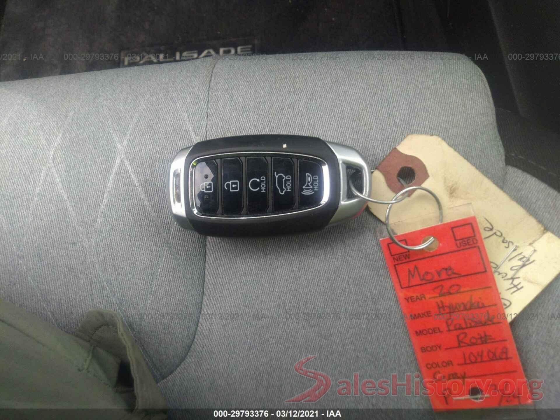 KM8R3DHE8LU120725 2020 HYUNDAI PALISADE