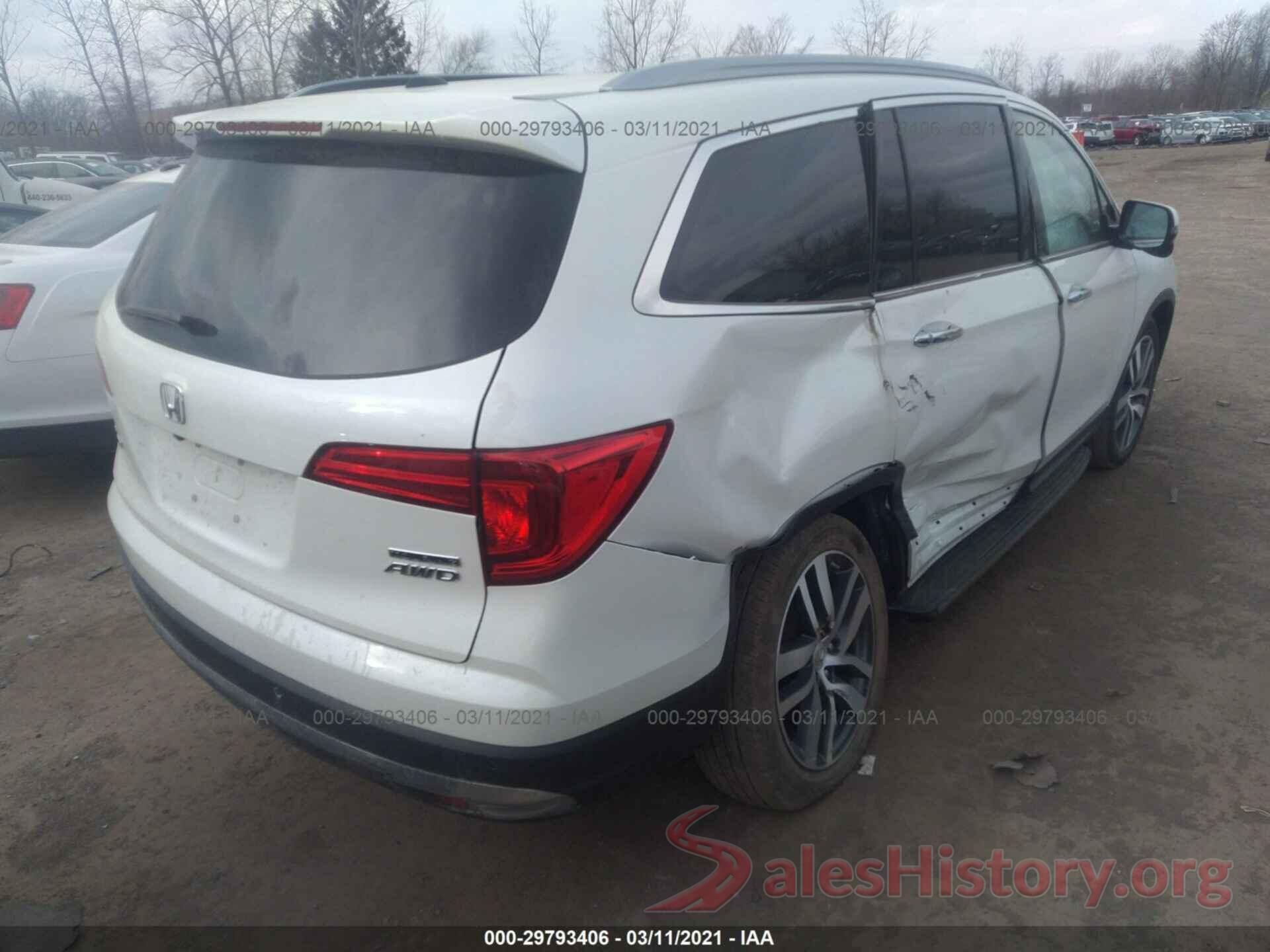 5FNYF6H91GB120358 2016 HONDA PILOT