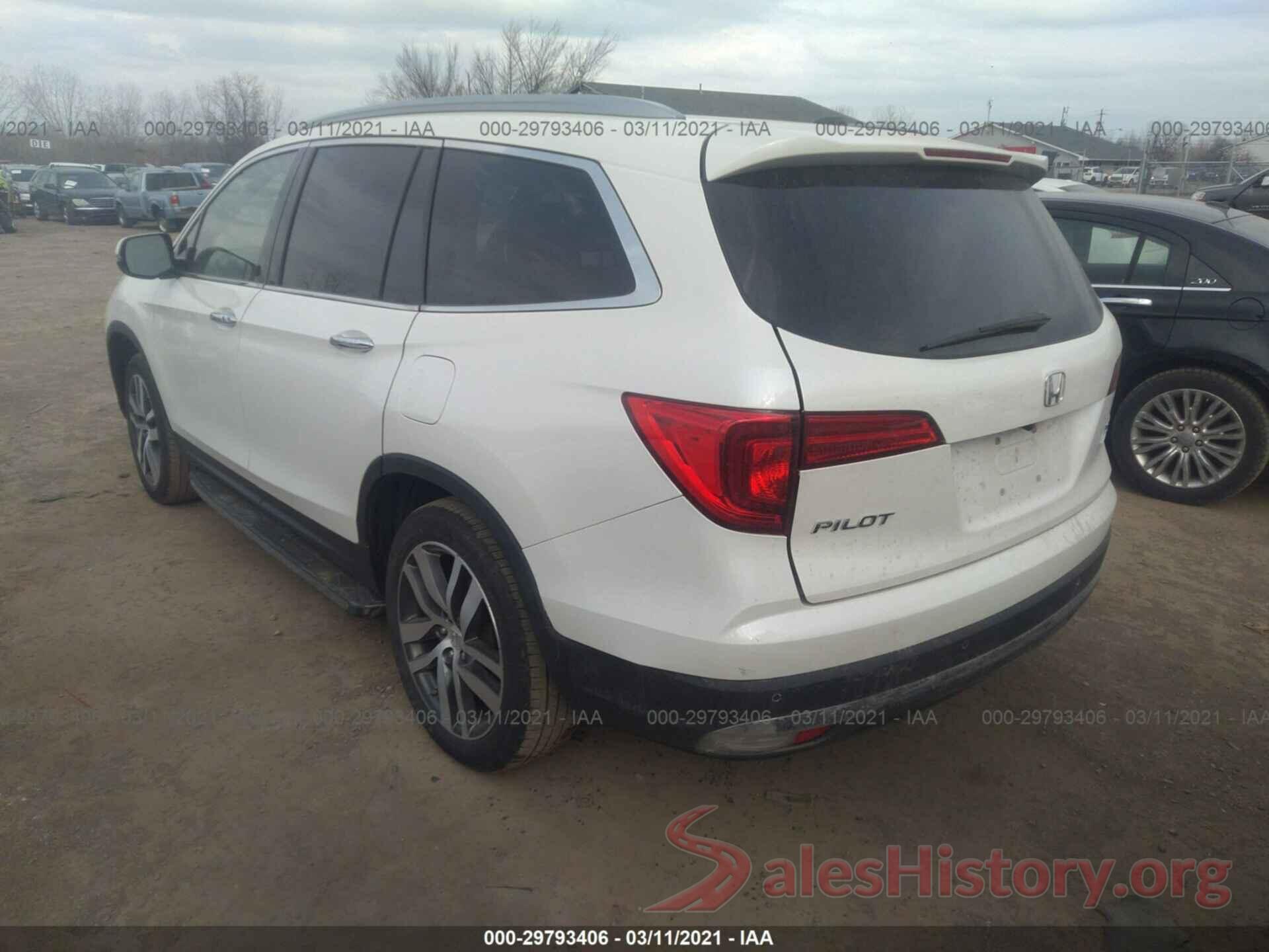 5FNYF6H91GB120358 2016 HONDA PILOT