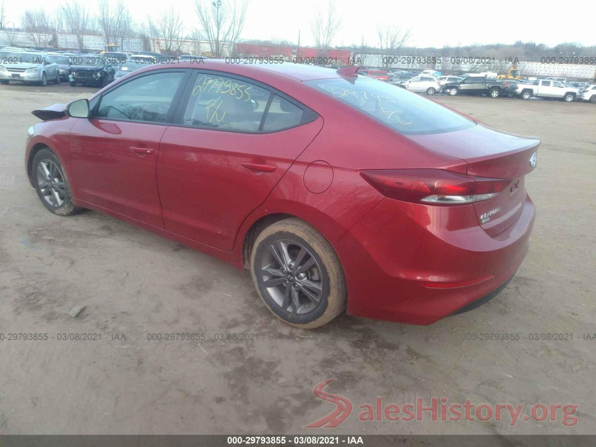 5NPD84LF8JH254321 2018 HYUNDAI ELANTRA