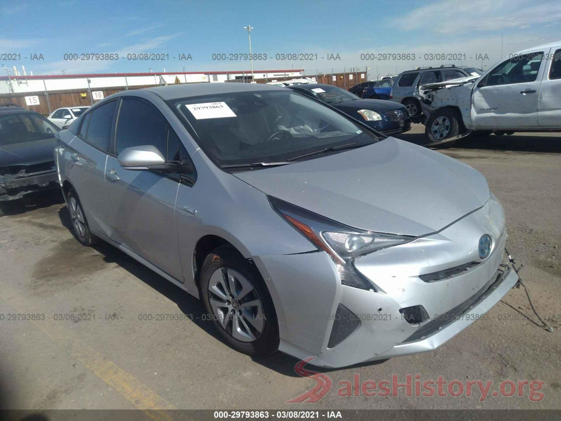 JTDKBRFU7J3597939 2018 TOYOTA PRIUS