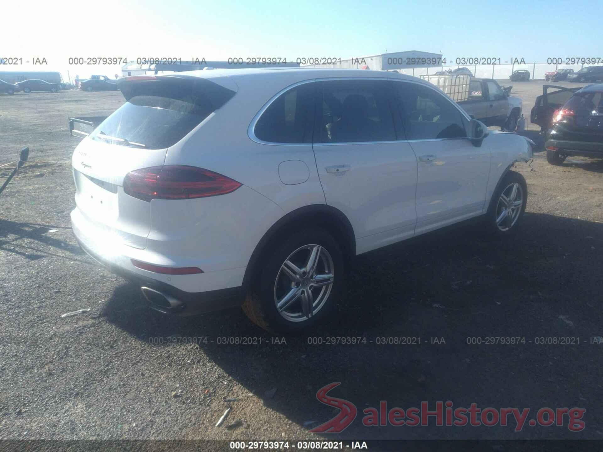 WP1AA2A20GKA37480 2016 PORSCHE CAYENNE