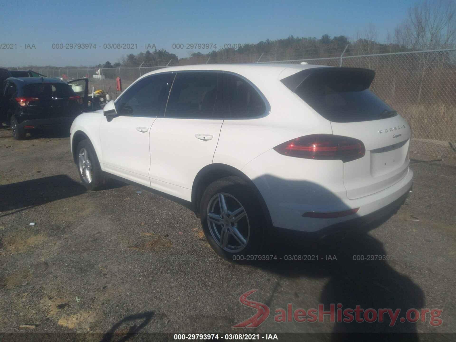 WP1AA2A20GKA37480 2016 PORSCHE CAYENNE