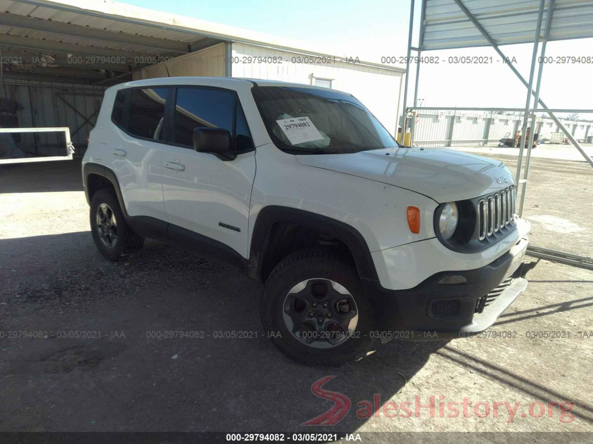 ZACCJBAT1GPD40101 2016 JEEP RENEGADE