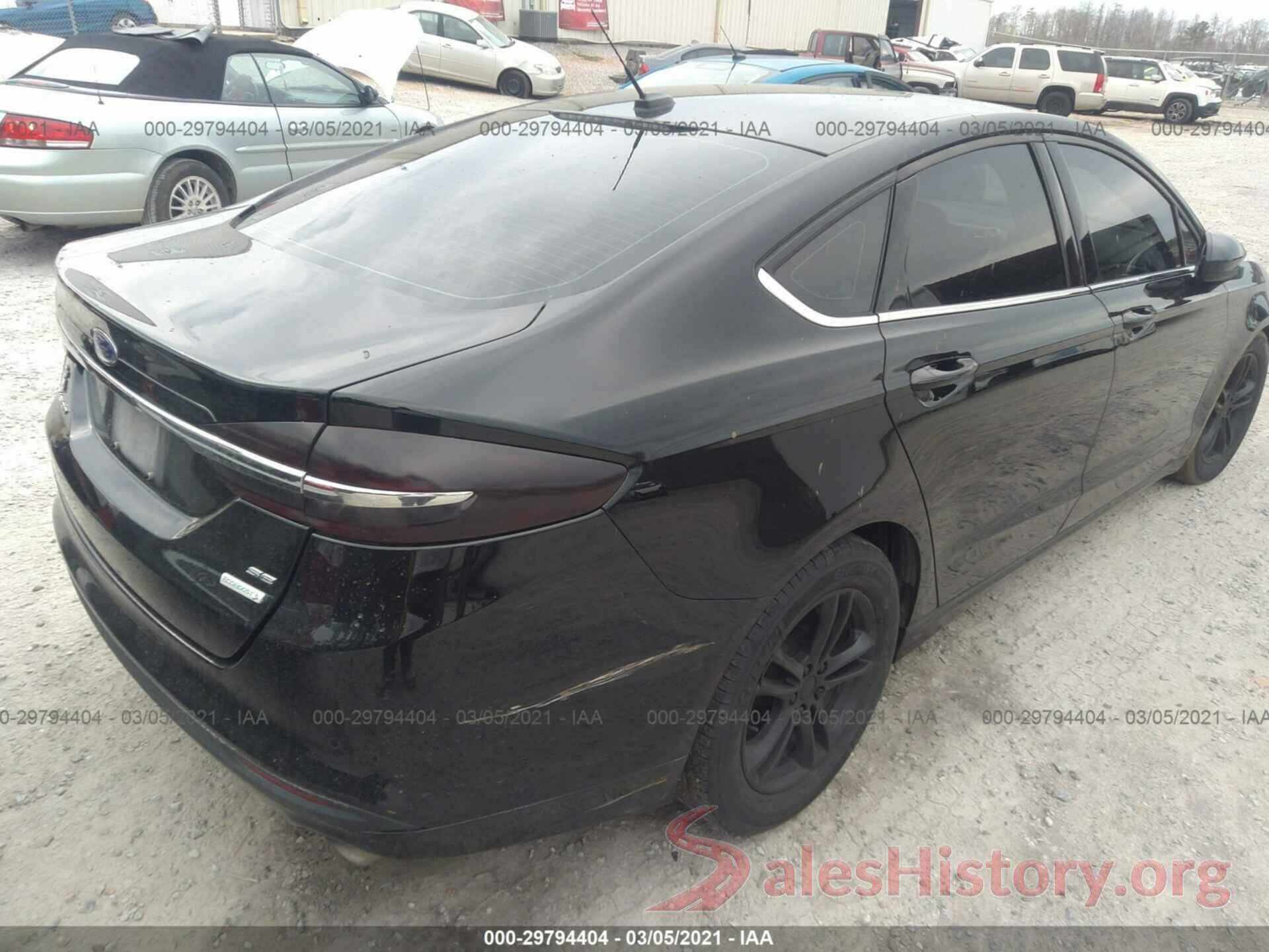 3FA6P0HD0JR160190 2018 FORD FUSION