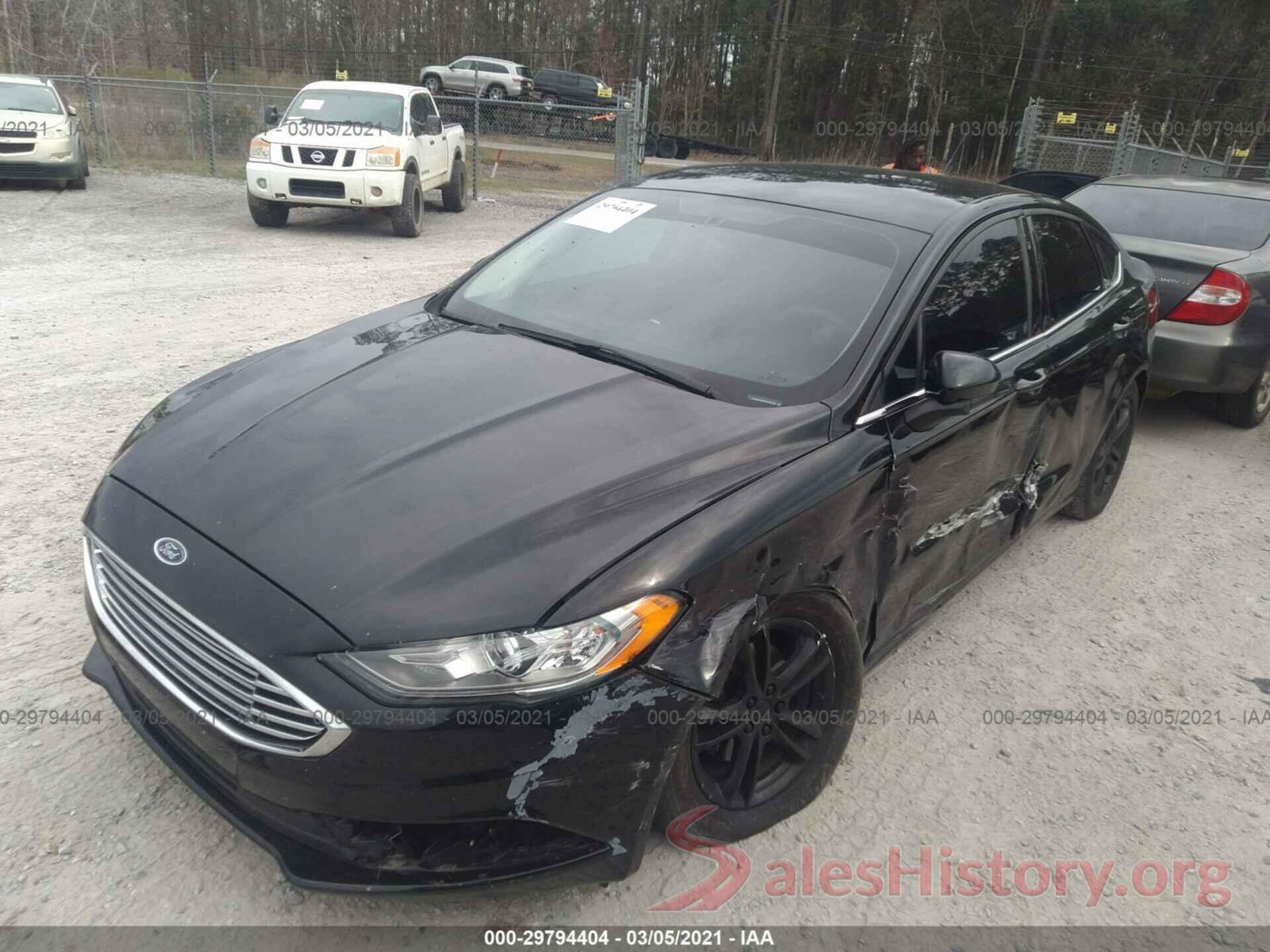 3FA6P0HD0JR160190 2018 FORD FUSION