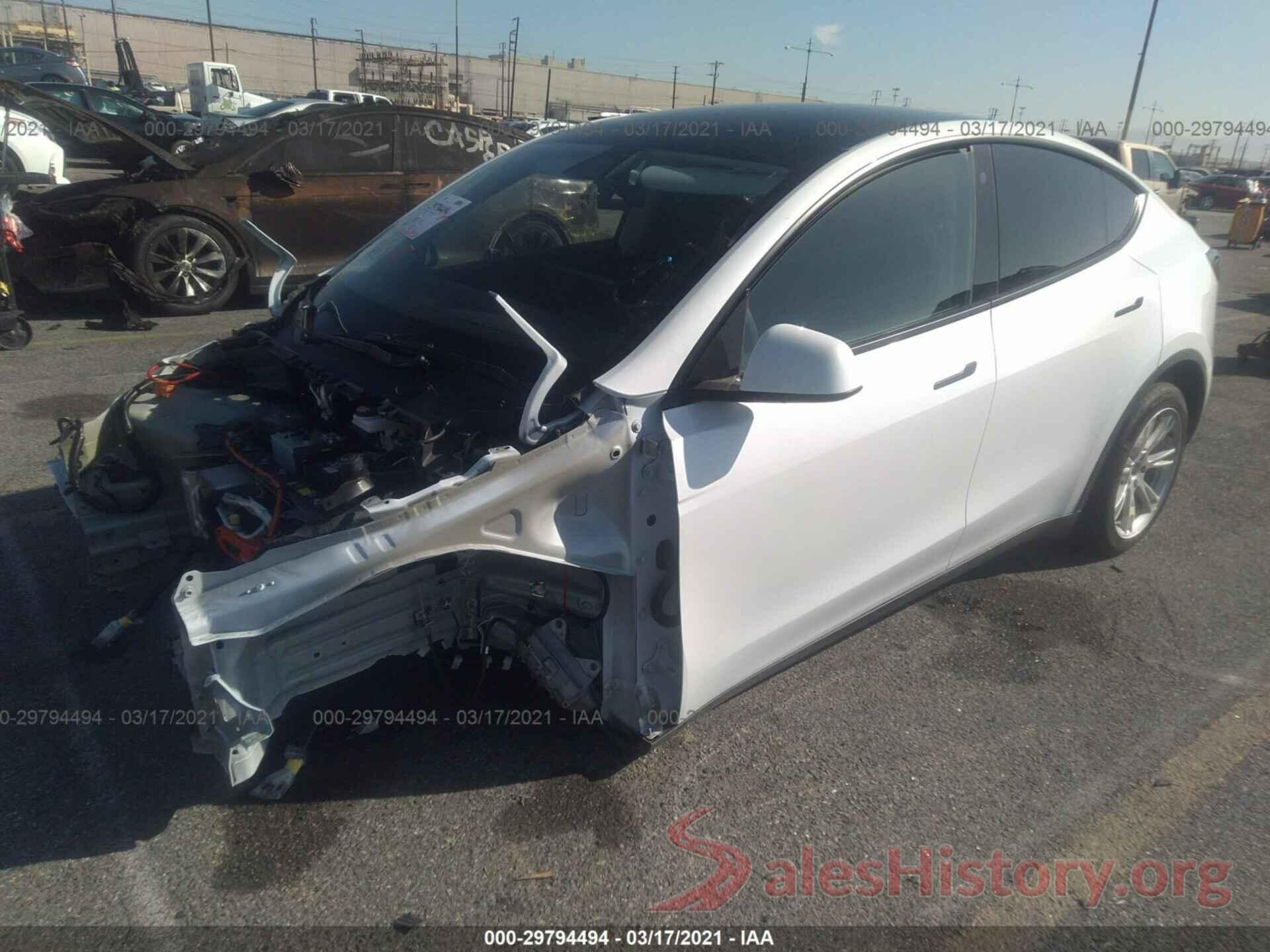 5YJYGDEE8MF098759 2021 TESLA MODEL Y