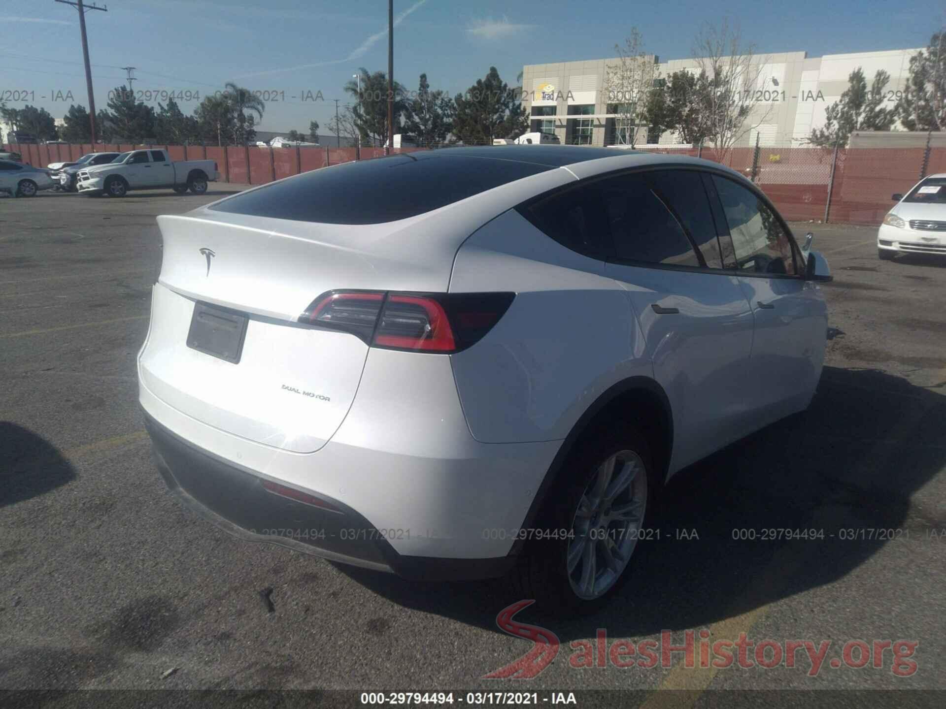 5YJYGDEE8MF098759 2021 TESLA MODEL Y