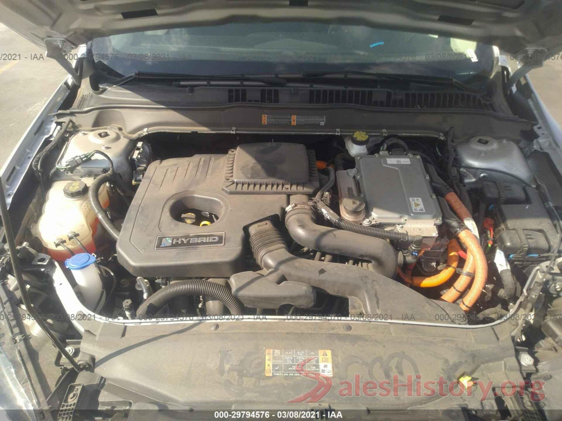 3FA6P0LU1KR200463 2019 FORD FUSION HYBRID