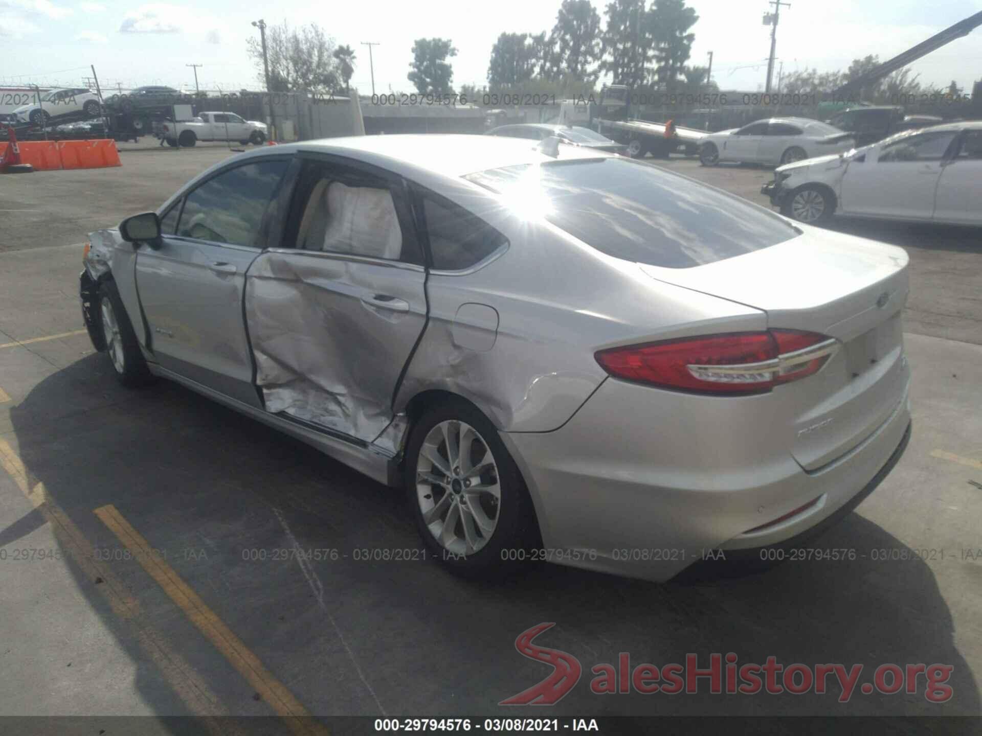 3FA6P0LU1KR200463 2019 FORD FUSION HYBRID