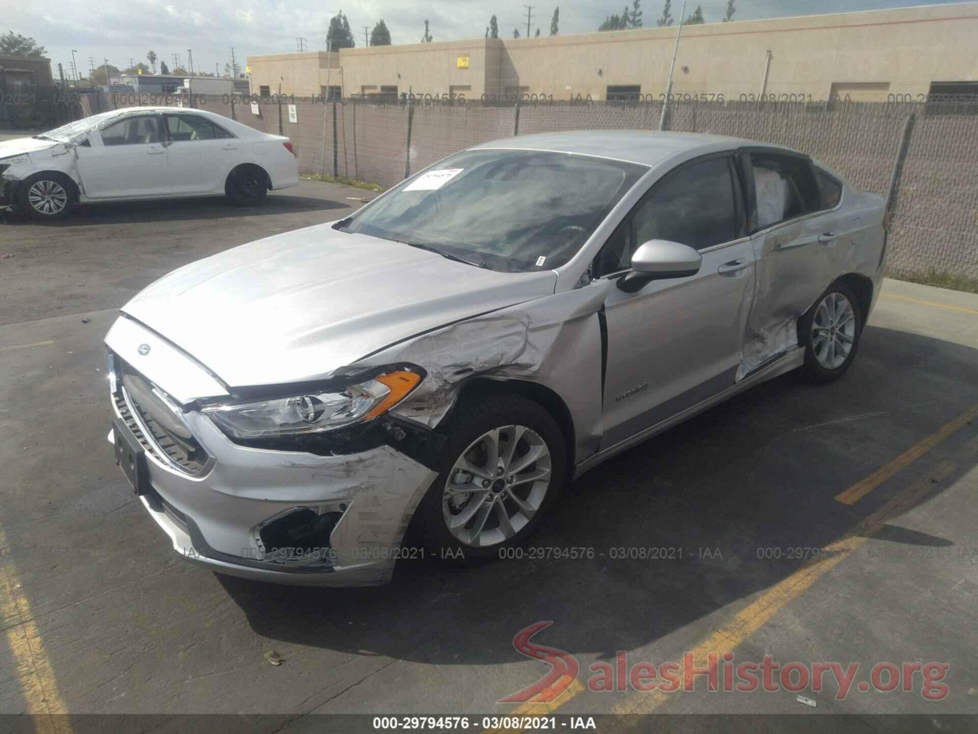 3FA6P0LU1KR200463 2019 FORD FUSION HYBRID