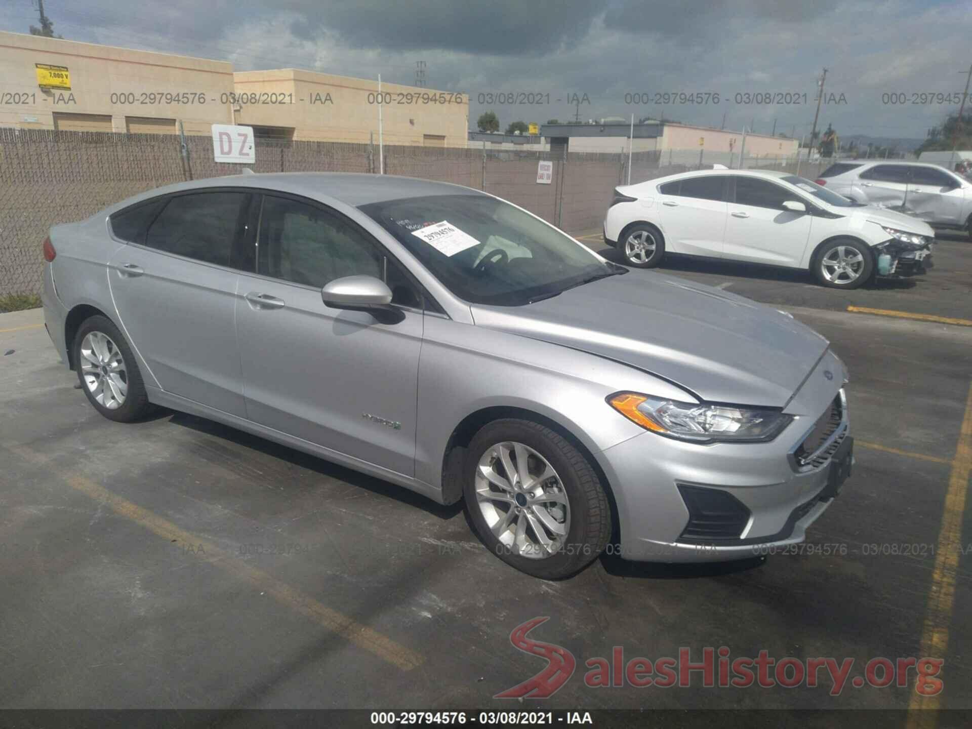 3FA6P0LU1KR200463 2019 FORD FUSION HYBRID