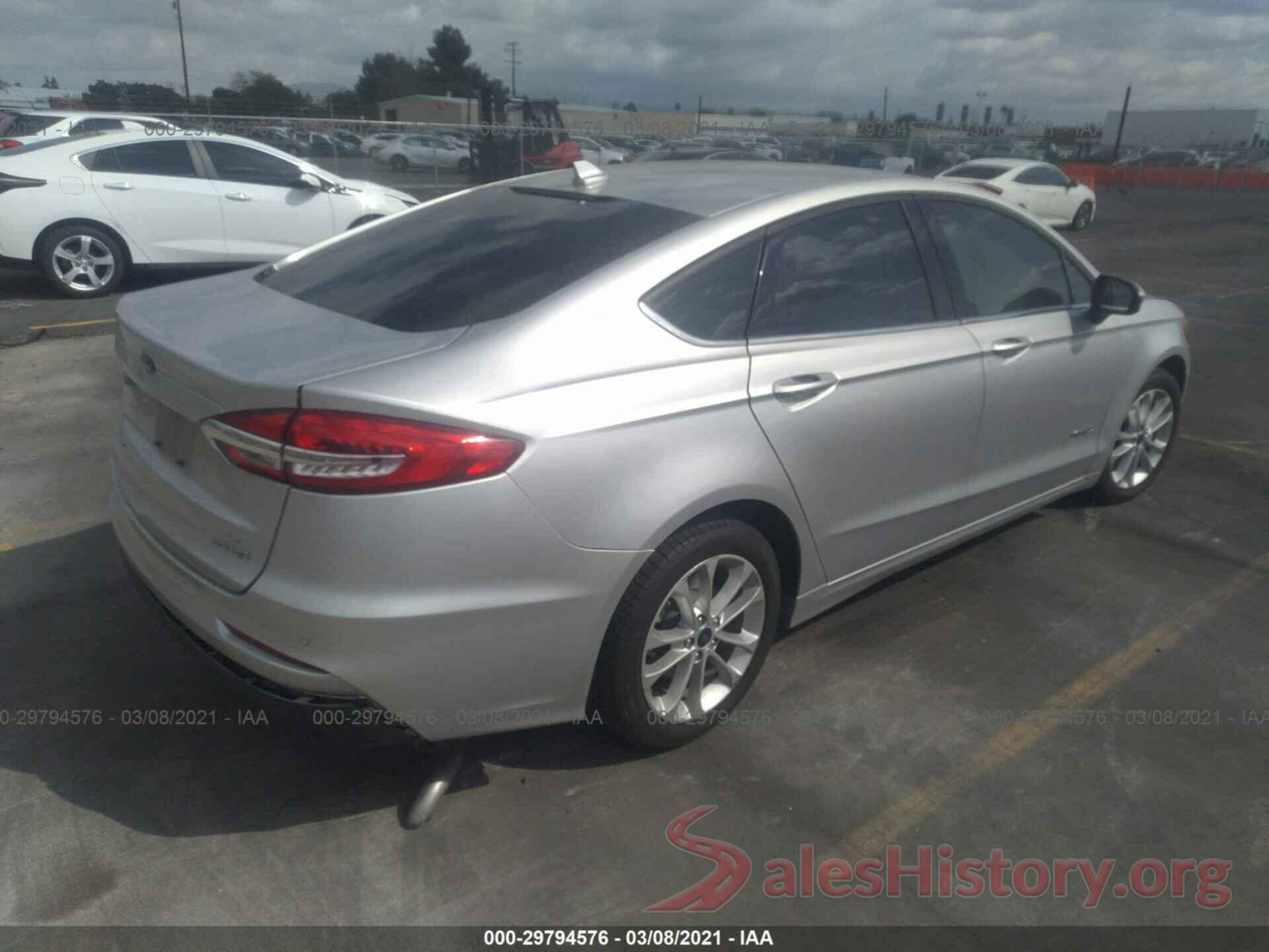 3FA6P0LU1KR200463 2019 FORD FUSION HYBRID