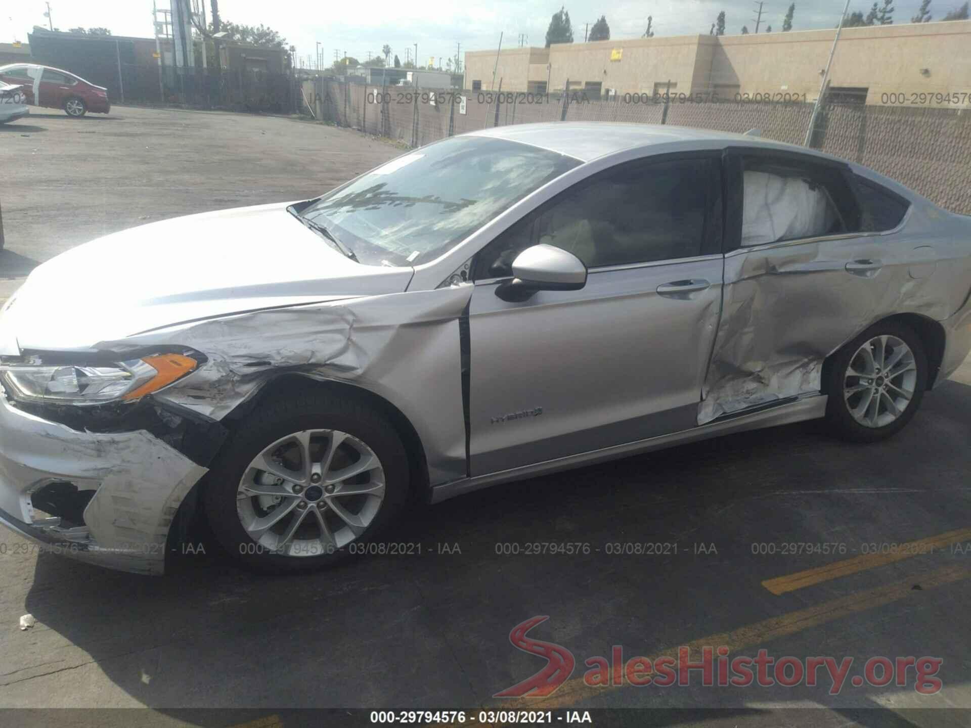 3FA6P0LU1KR200463 2019 FORD FUSION HYBRID