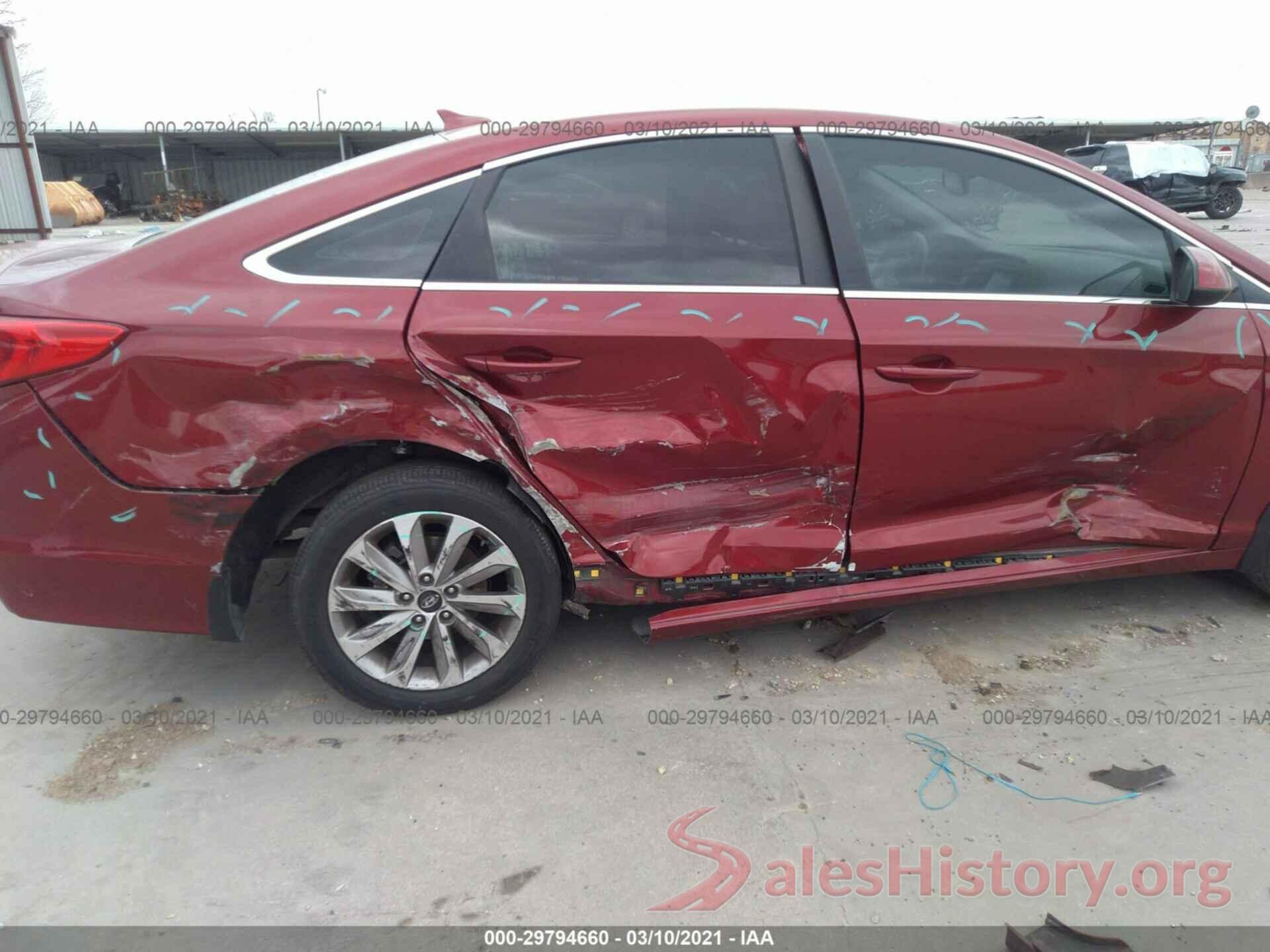 5NPE24AF8GH336776 2016 HYUNDAI SONATA