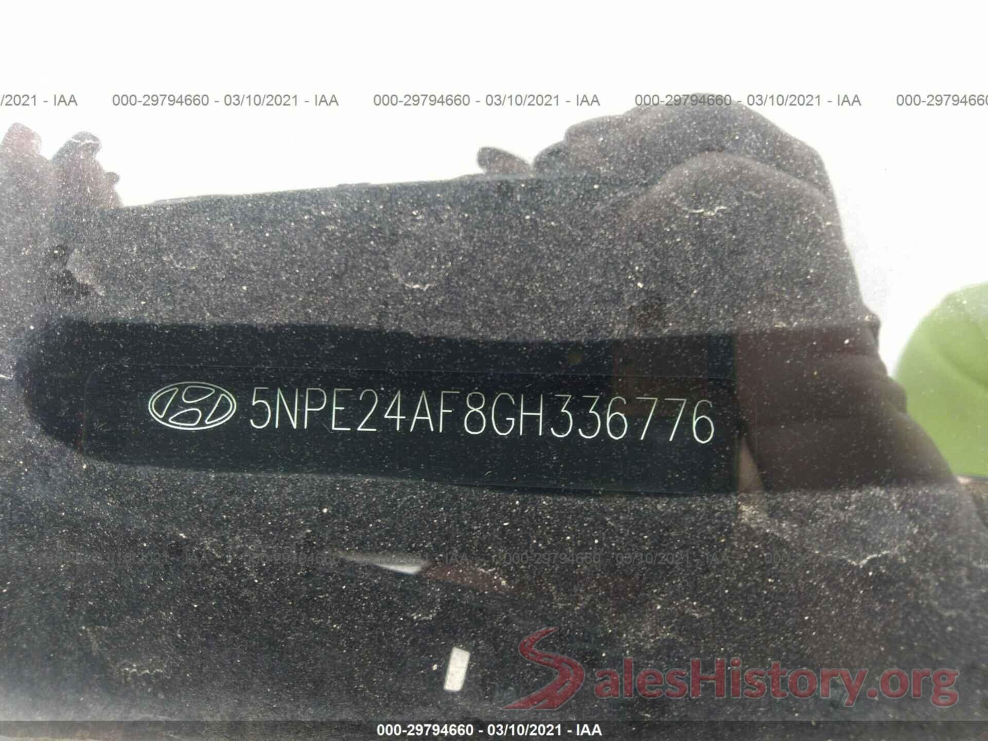 5NPE24AF8GH336776 2016 HYUNDAI SONATA