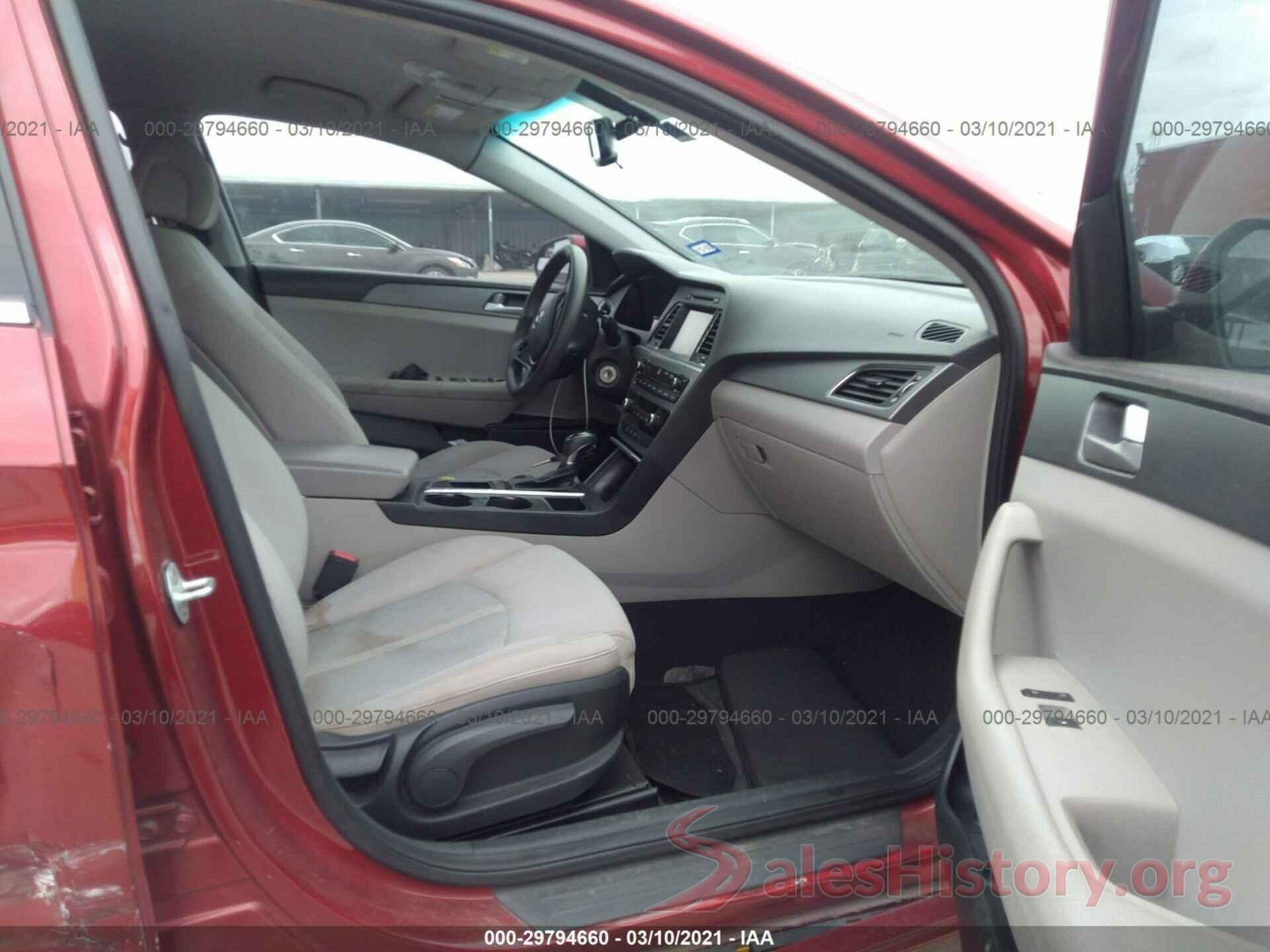 5NPE24AF8GH336776 2016 HYUNDAI SONATA