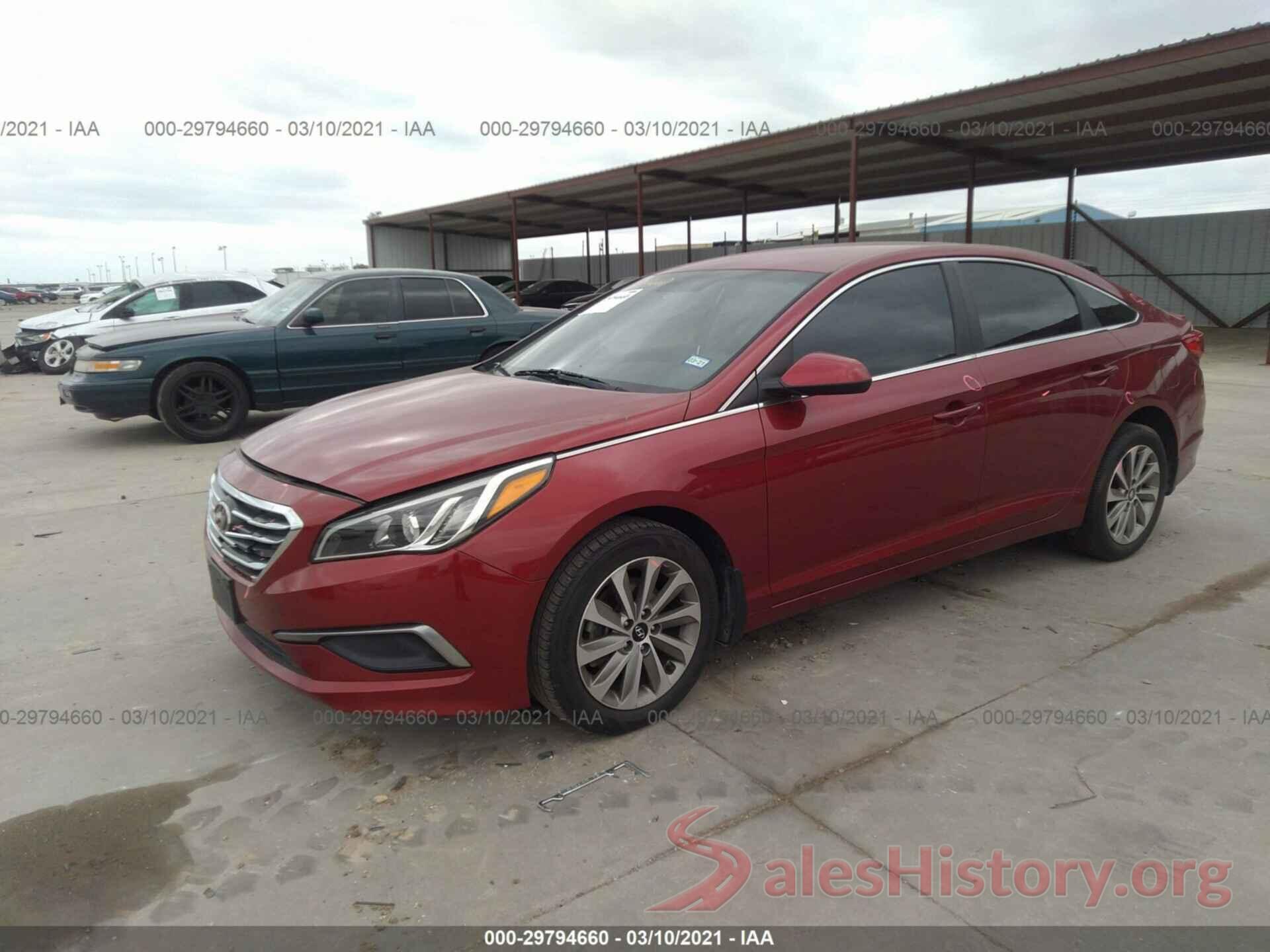 5NPE24AF8GH336776 2016 HYUNDAI SONATA