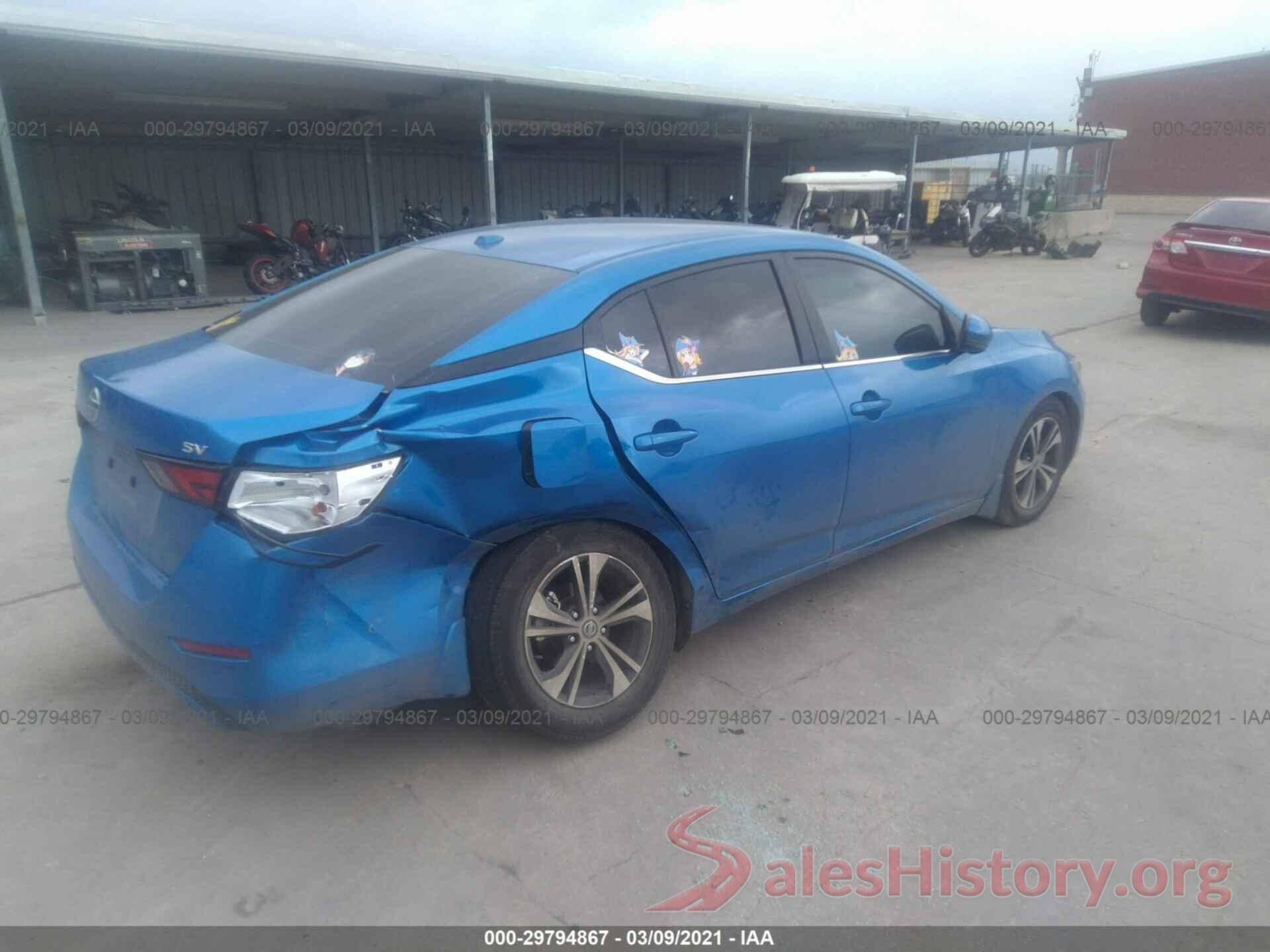 3N1AB8CV8LY209360 2020 NISSAN SENTRA