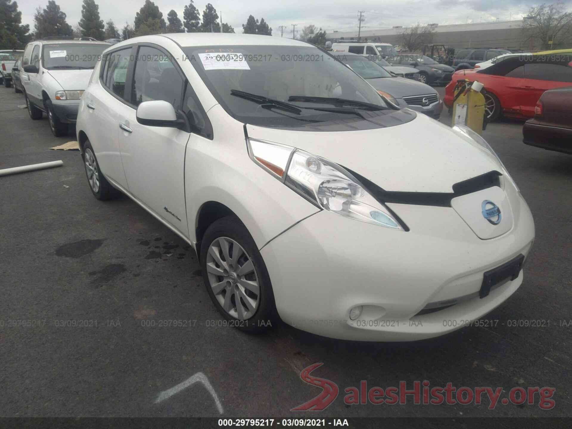 1N4BZ0CP7HC303901 2017 NISSAN LEAF