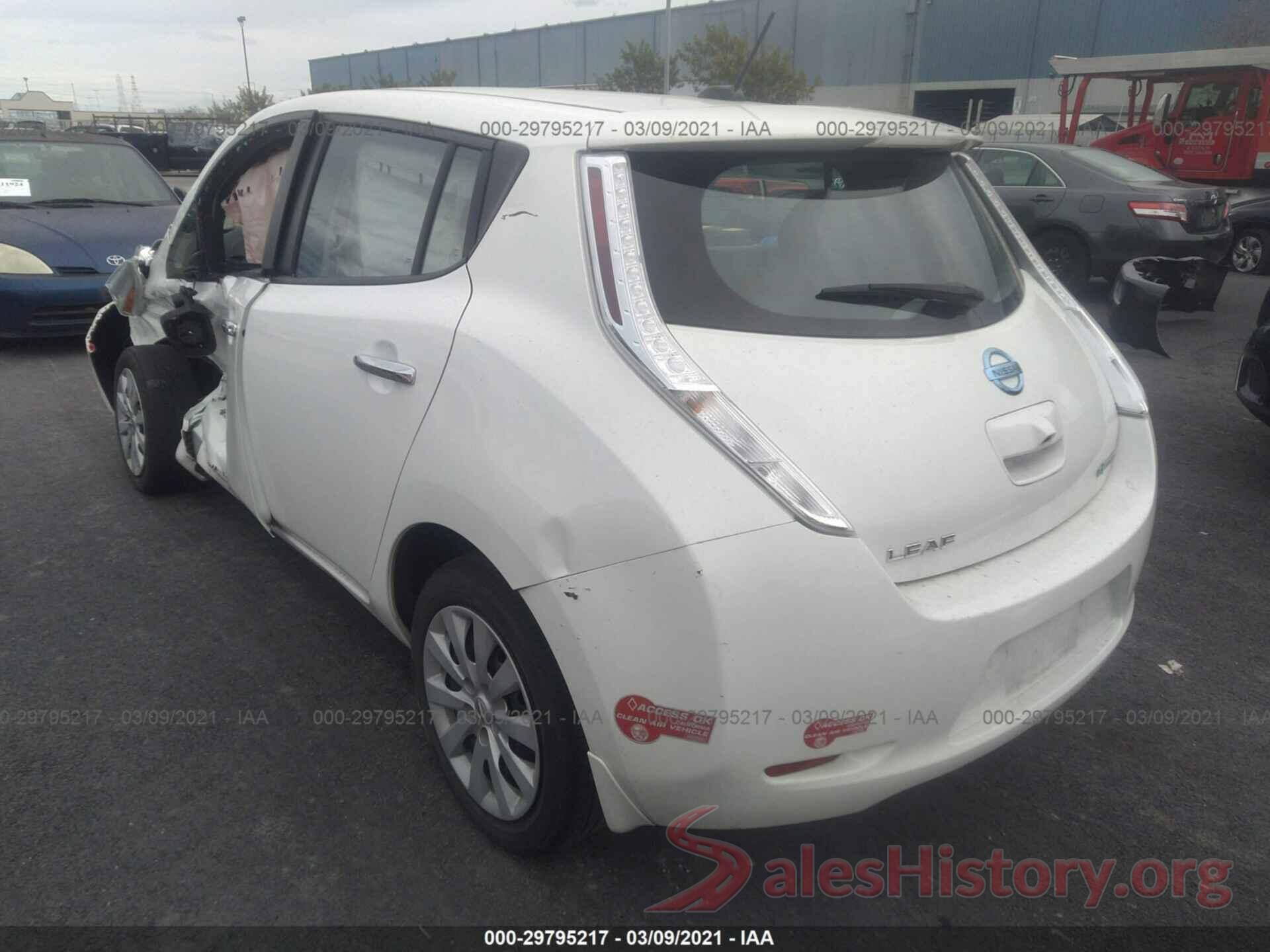 1N4BZ0CP7HC303901 2017 NISSAN LEAF