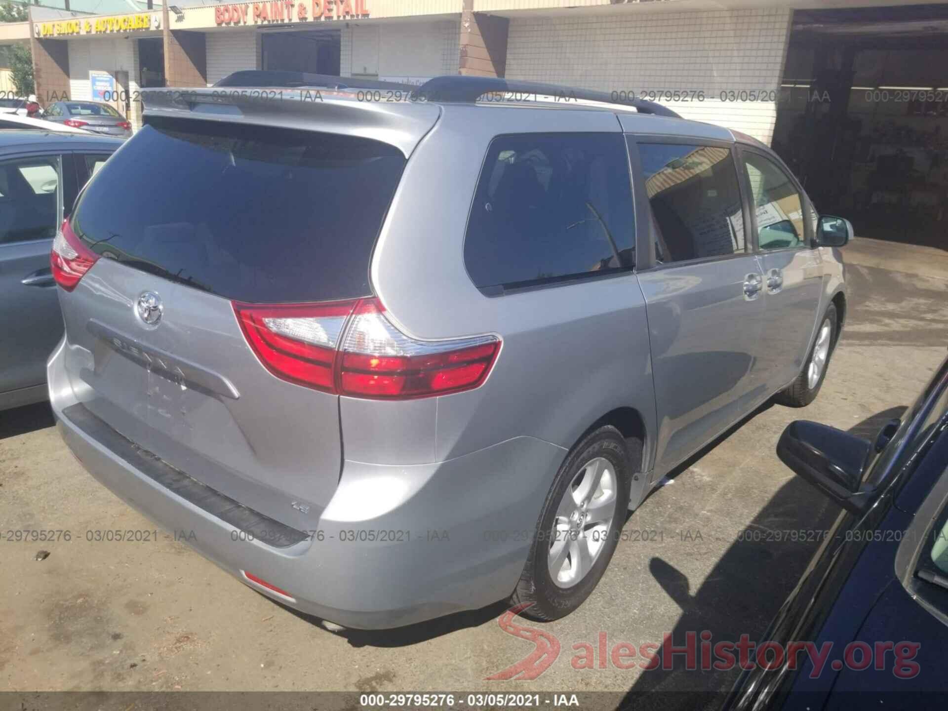 5TDKZ3DC4HS841655 2017 TOYOTA SIENNA