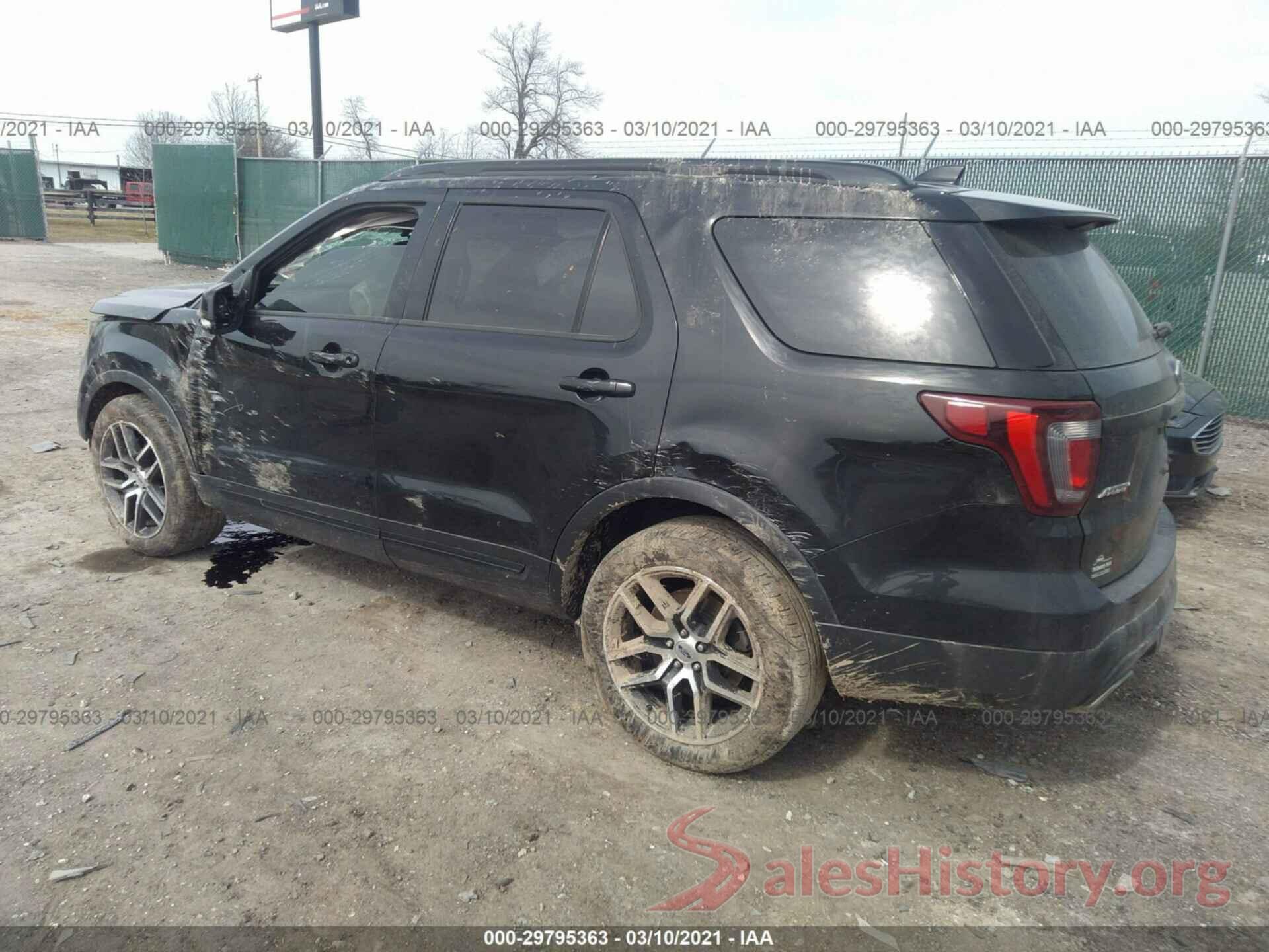 1FM5K8GT5HGA21519 2017 FORD EXPLORER