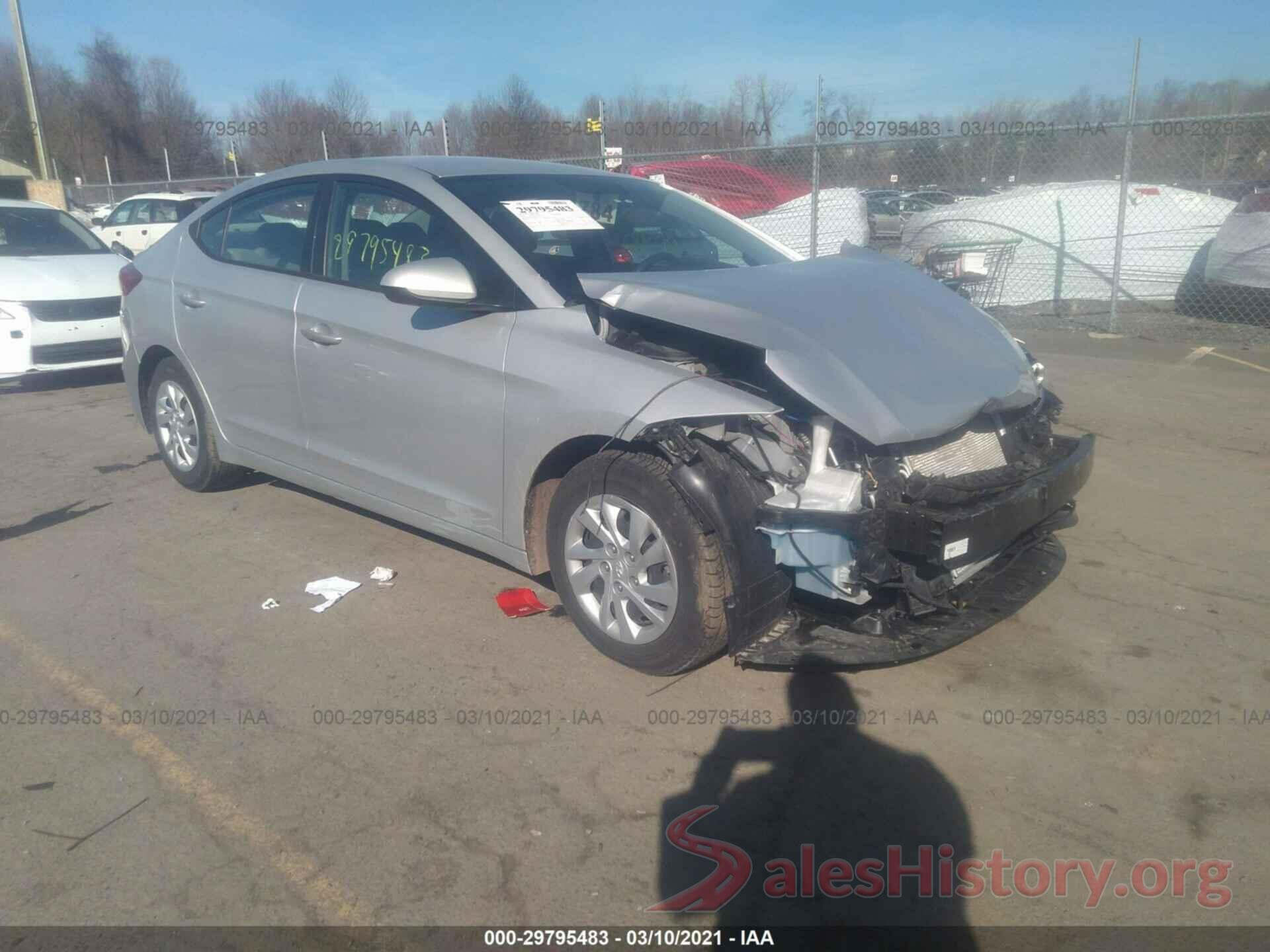 5NPD74LF7JH283392 2018 HYUNDAI ELANTRA