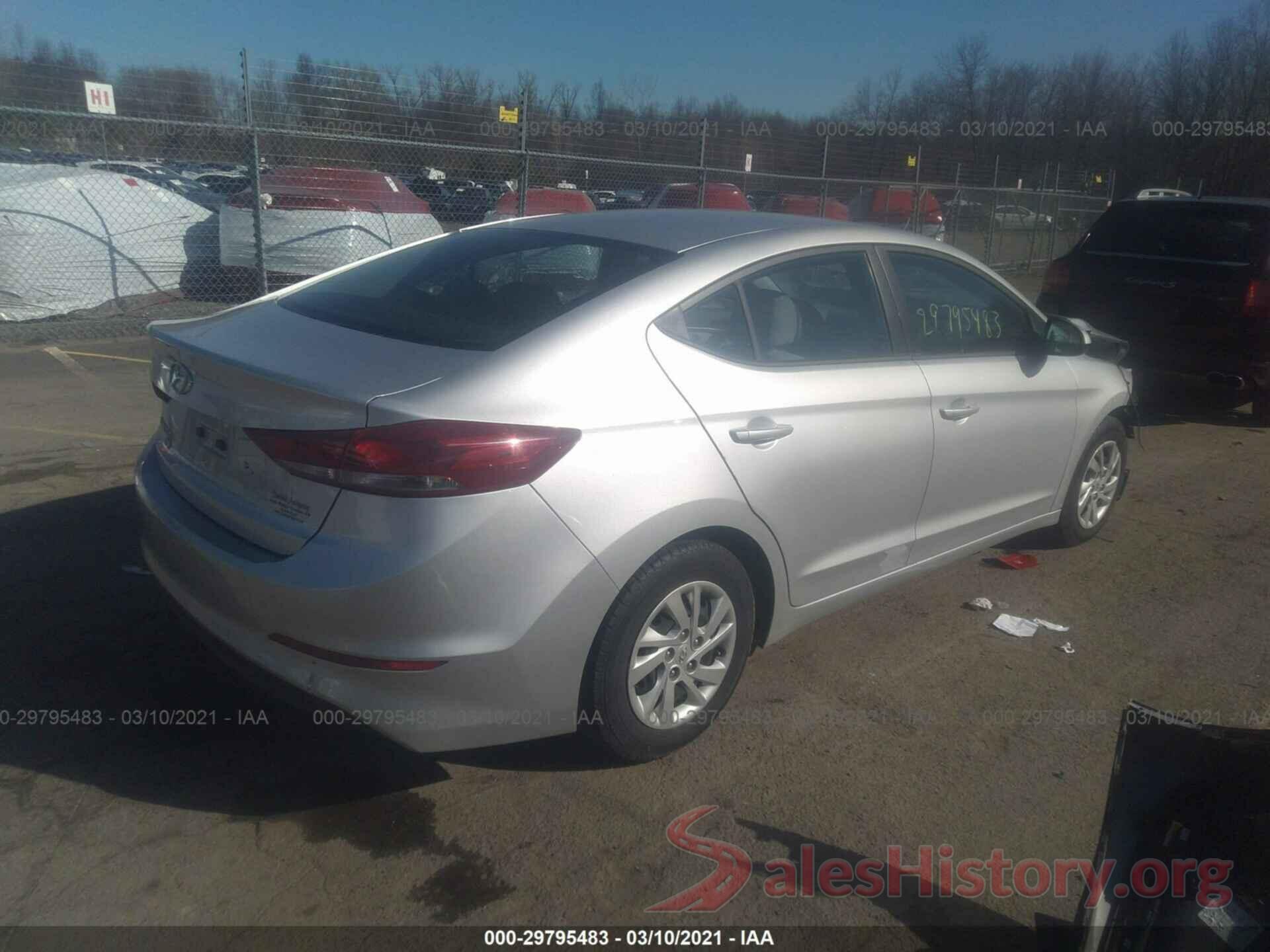 5NPD74LF7JH283392 2018 HYUNDAI ELANTRA