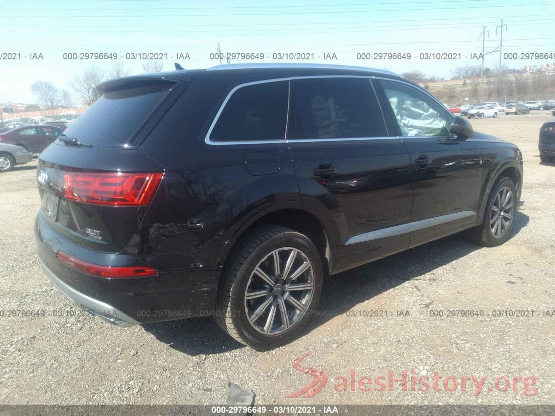 WA1VAAF76HD053815 2017 AUDI Q7