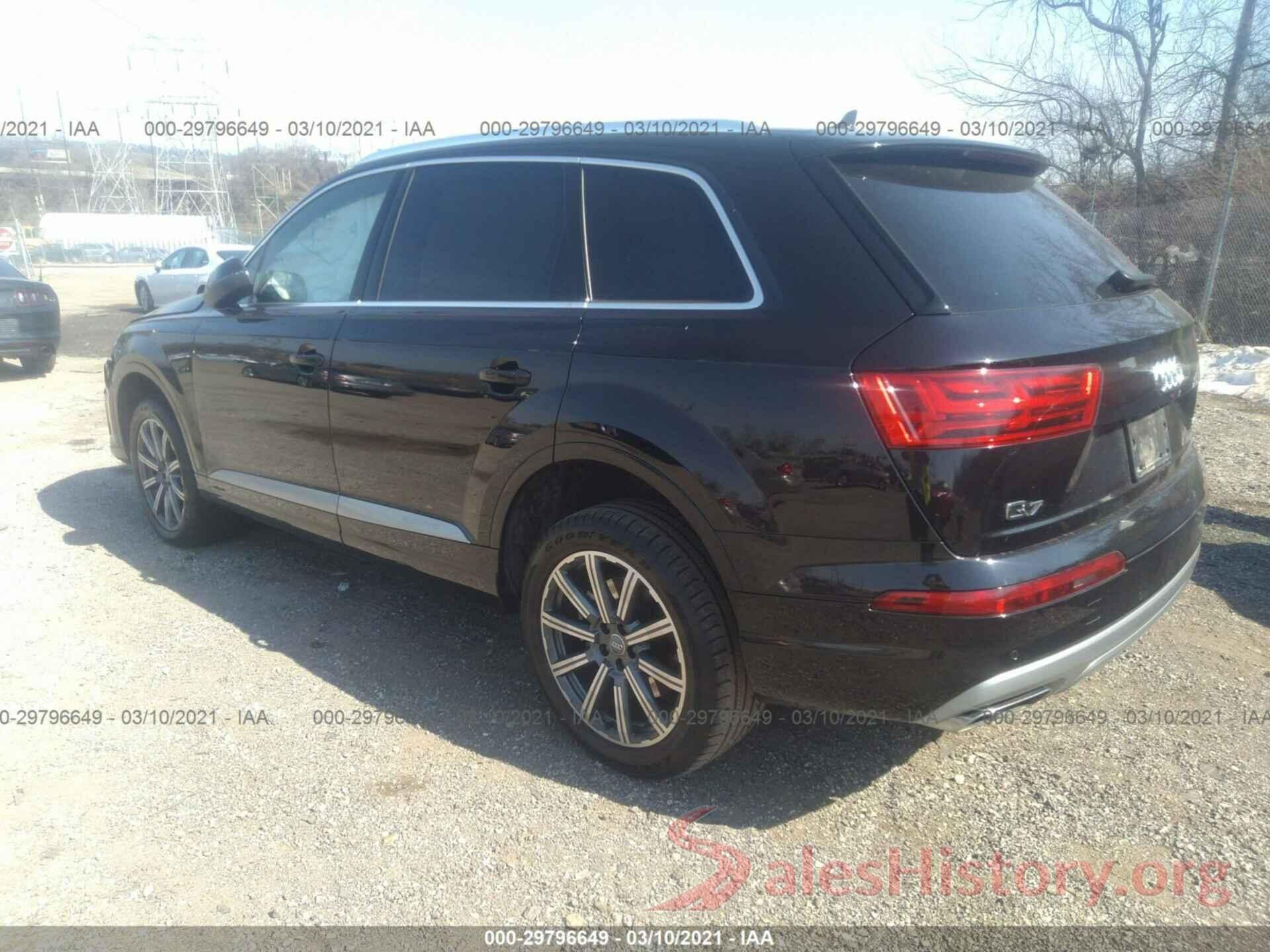 WA1VAAF76HD053815 2017 AUDI Q7