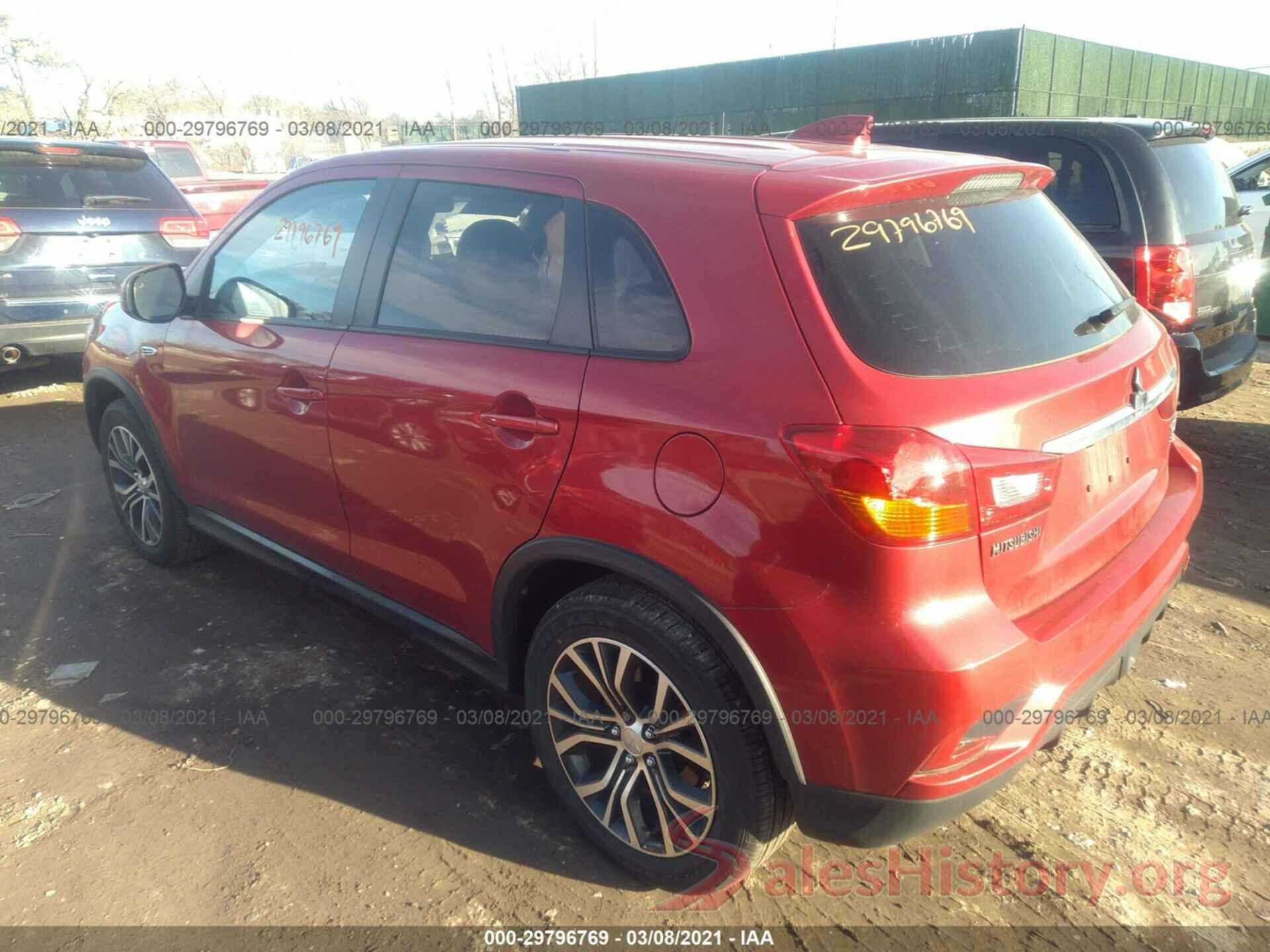 JA4AR3AU0KU014449 2019 MITSUBISHI OUTLANDER SPORT