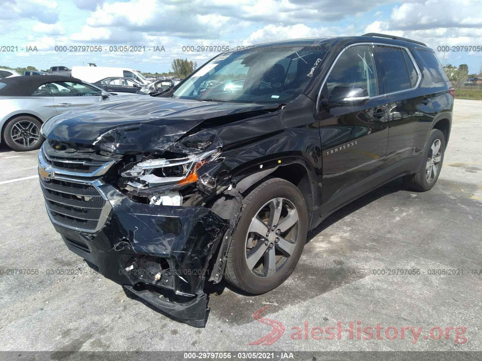 1GNERHKWXLJ186812 2020 CHEVROLET TRAVERSE