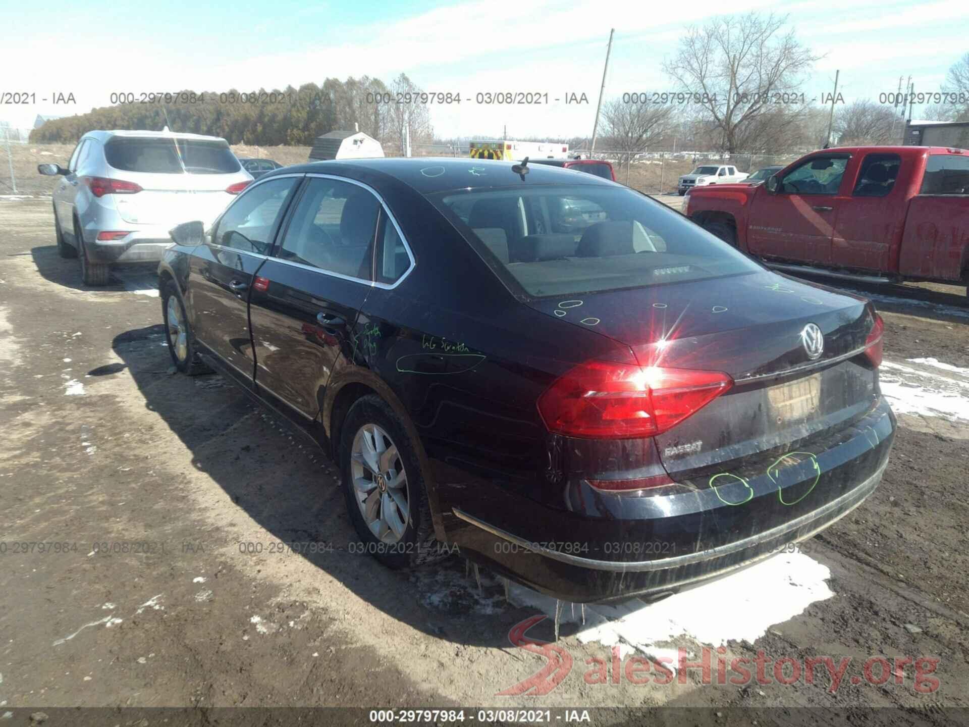 1VWAT7A38GC058912 2016 VOLKSWAGEN PASSAT