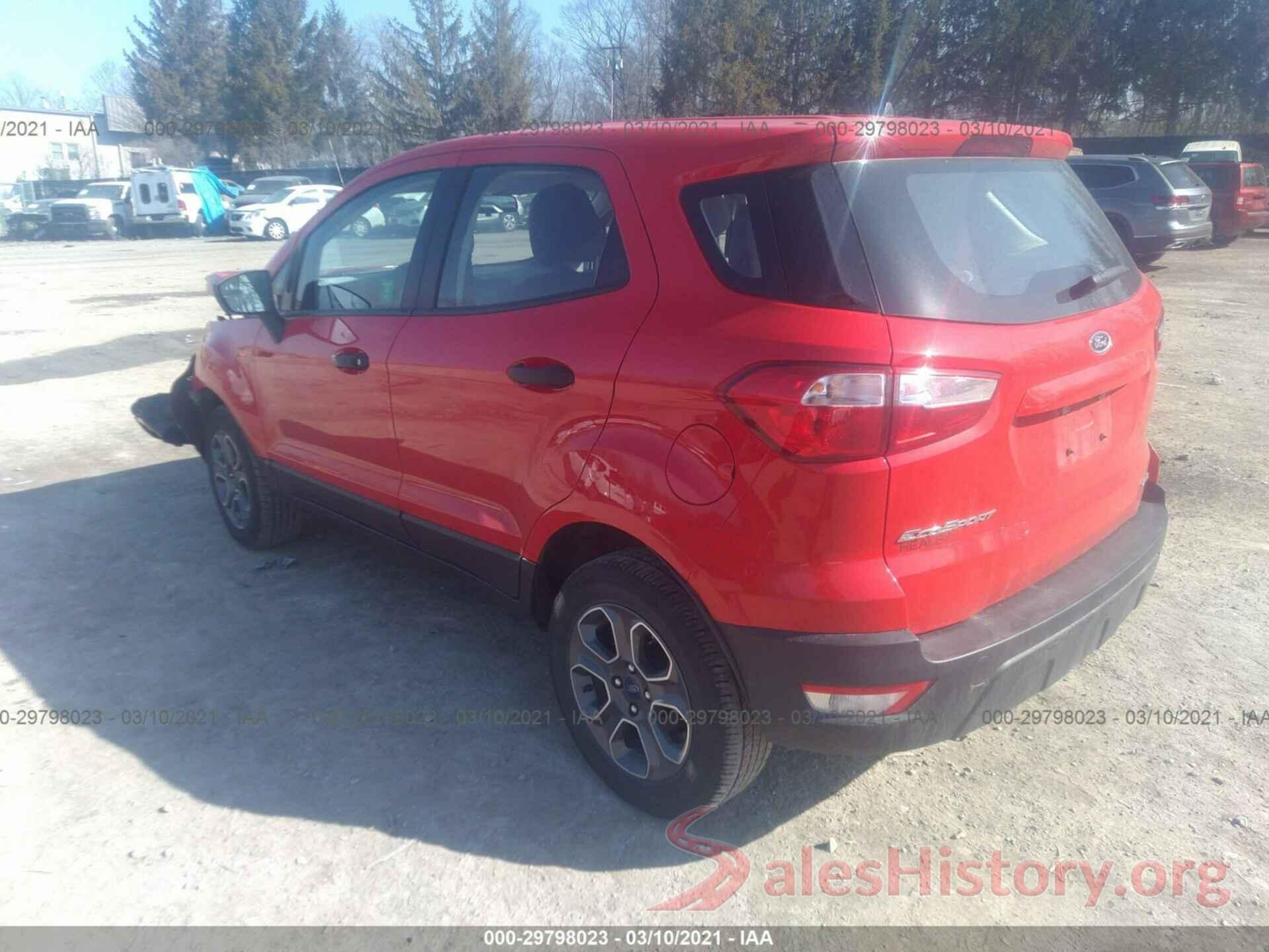 MAJ6S3FL5KC296714 2019 FORD ECOSPORT