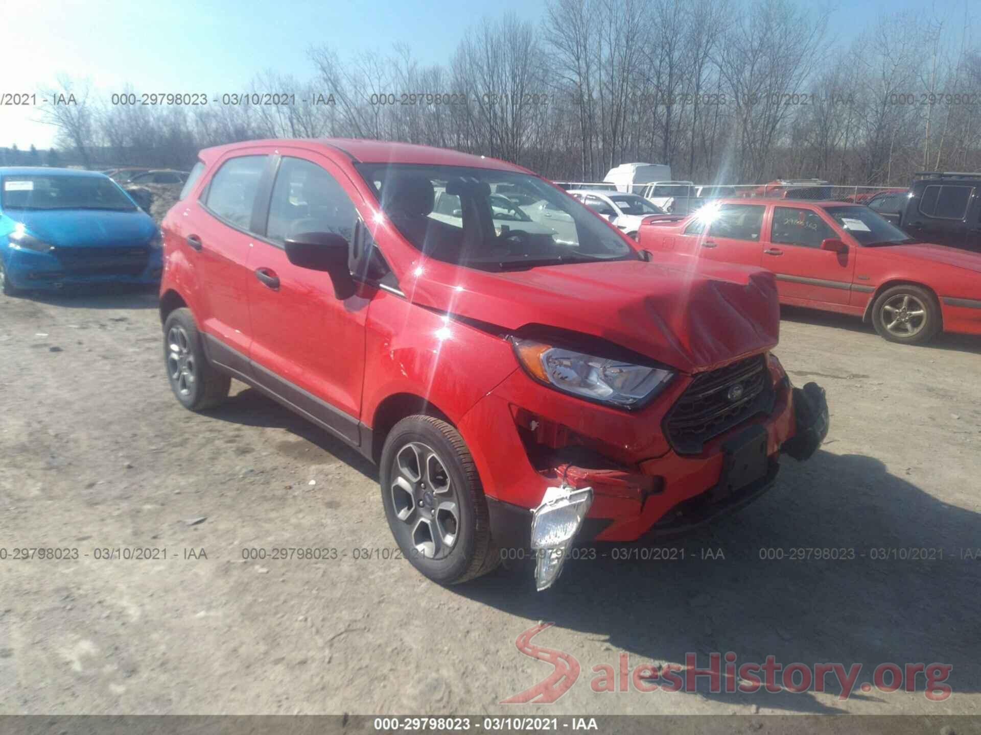 MAJ6S3FL5KC296714 2019 FORD ECOSPORT