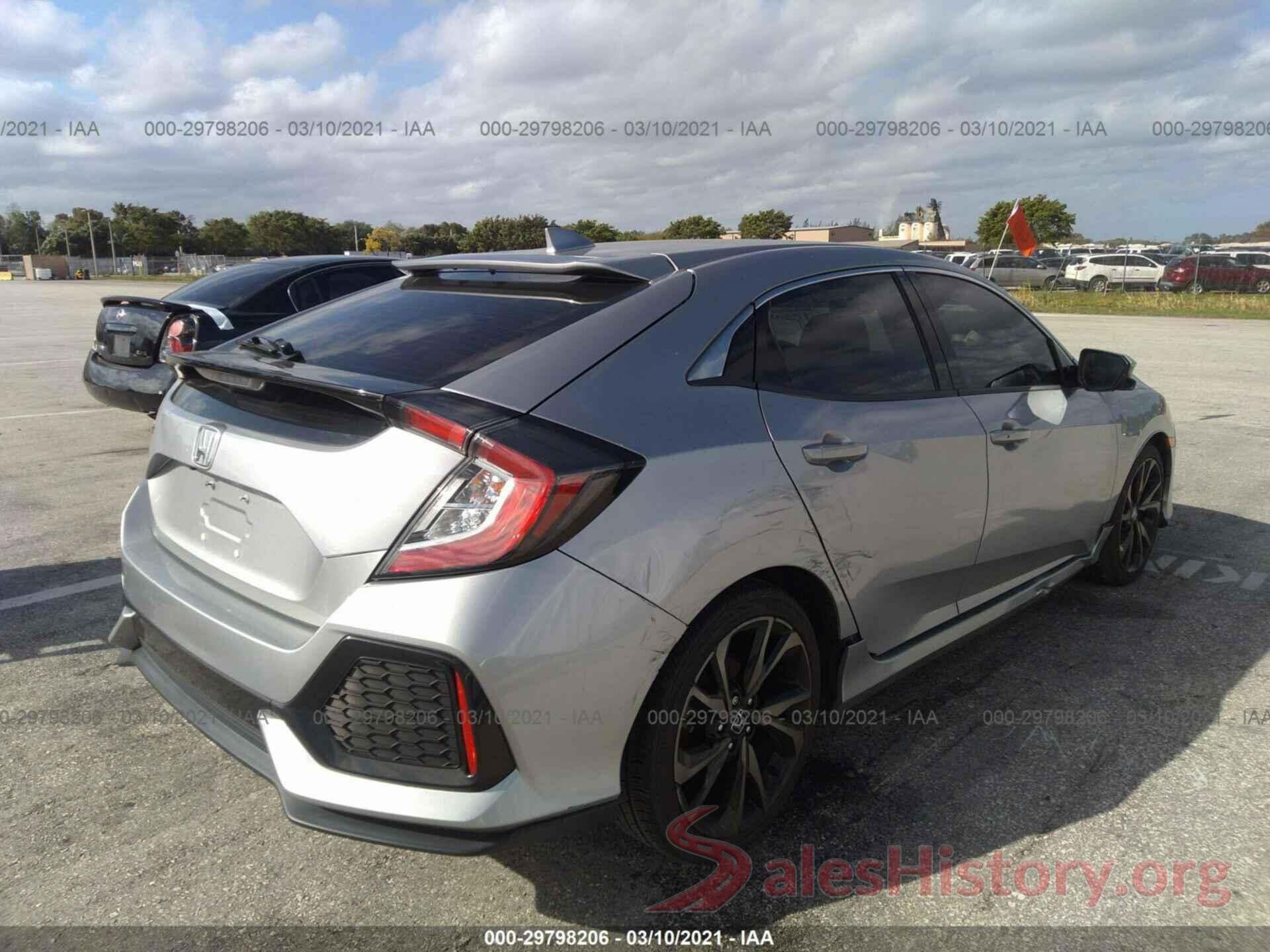 SHHFK7H51HU230316 2017 HONDA CIVIC HATCHBACK