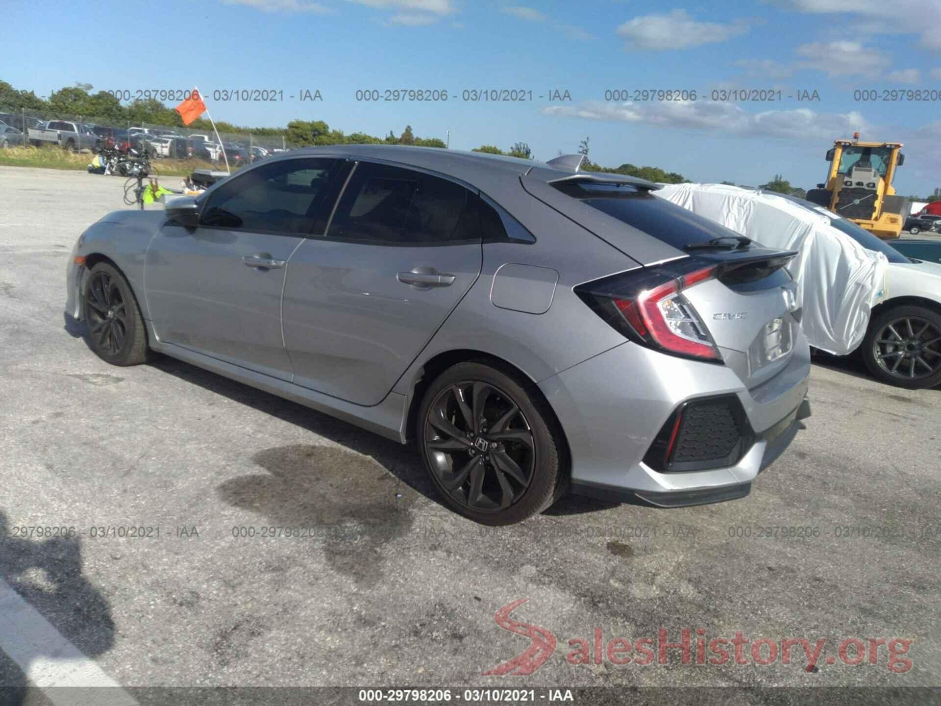 SHHFK7H51HU230316 2017 HONDA CIVIC HATCHBACK