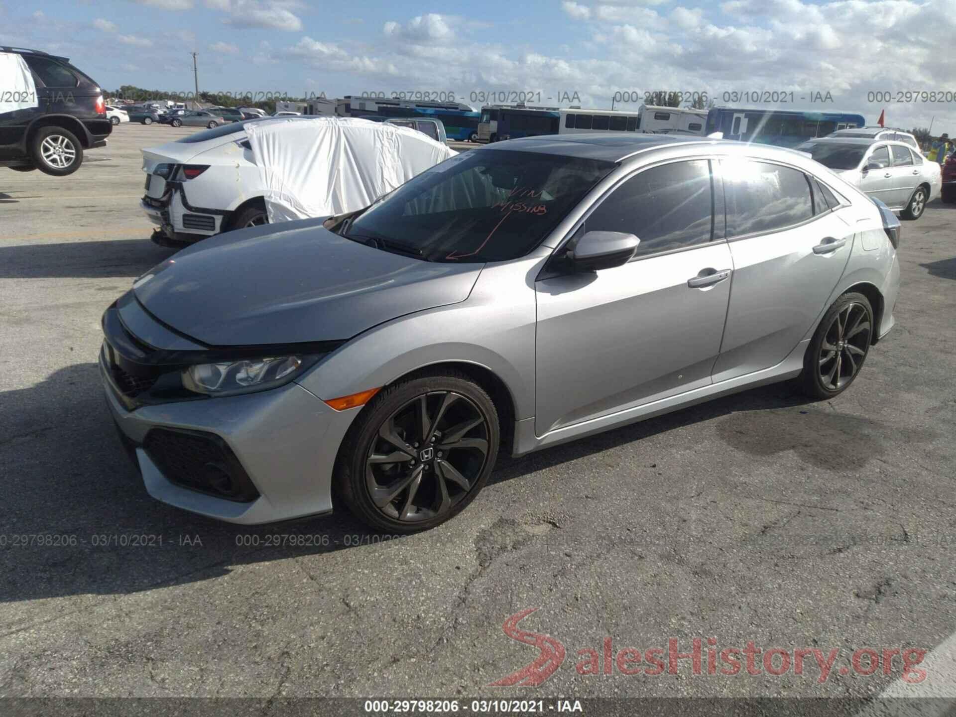 SHHFK7H51HU230316 2017 HONDA CIVIC HATCHBACK